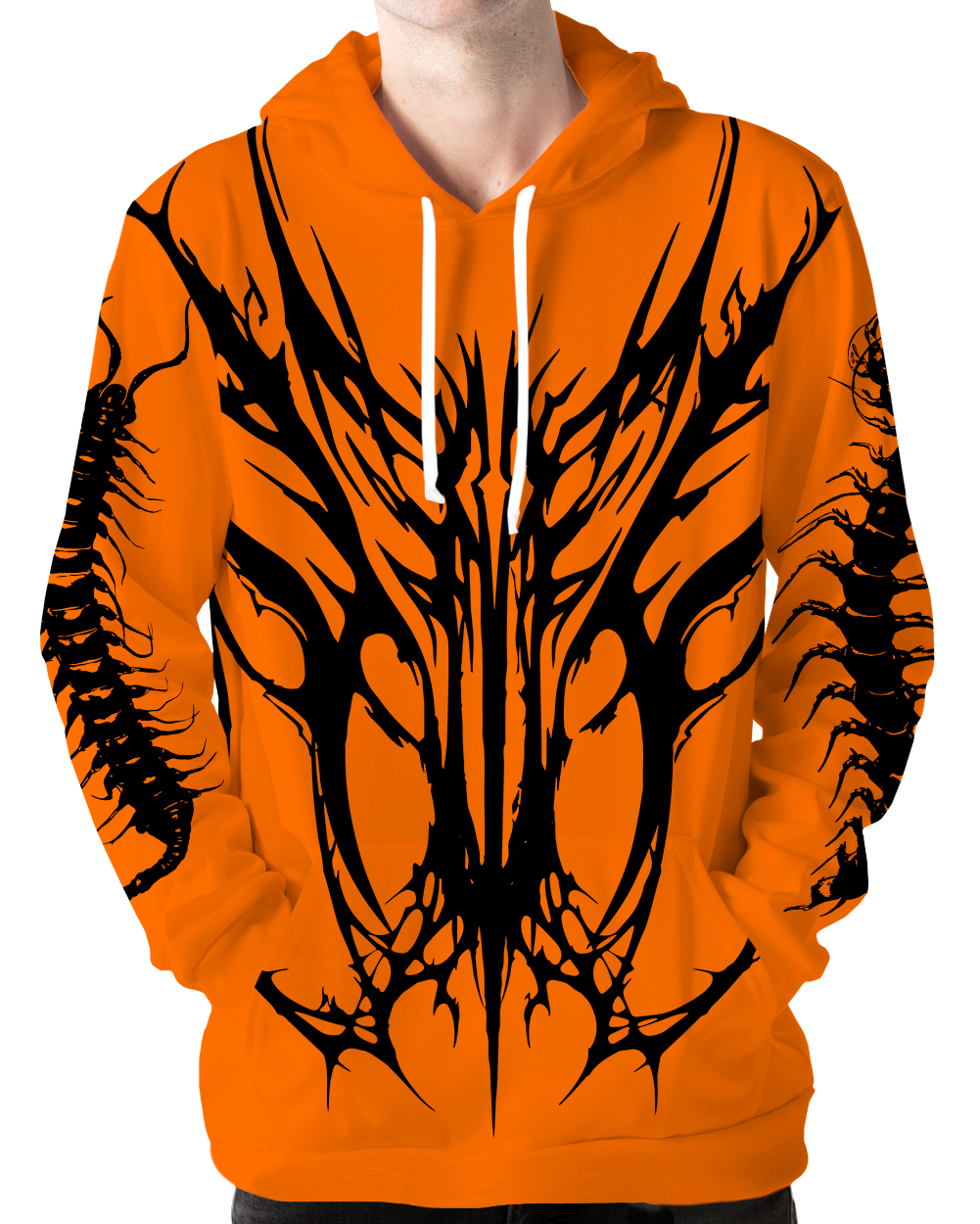 Vaporwave Aesthetic Clothing Code Orange Hoodie Vapor95