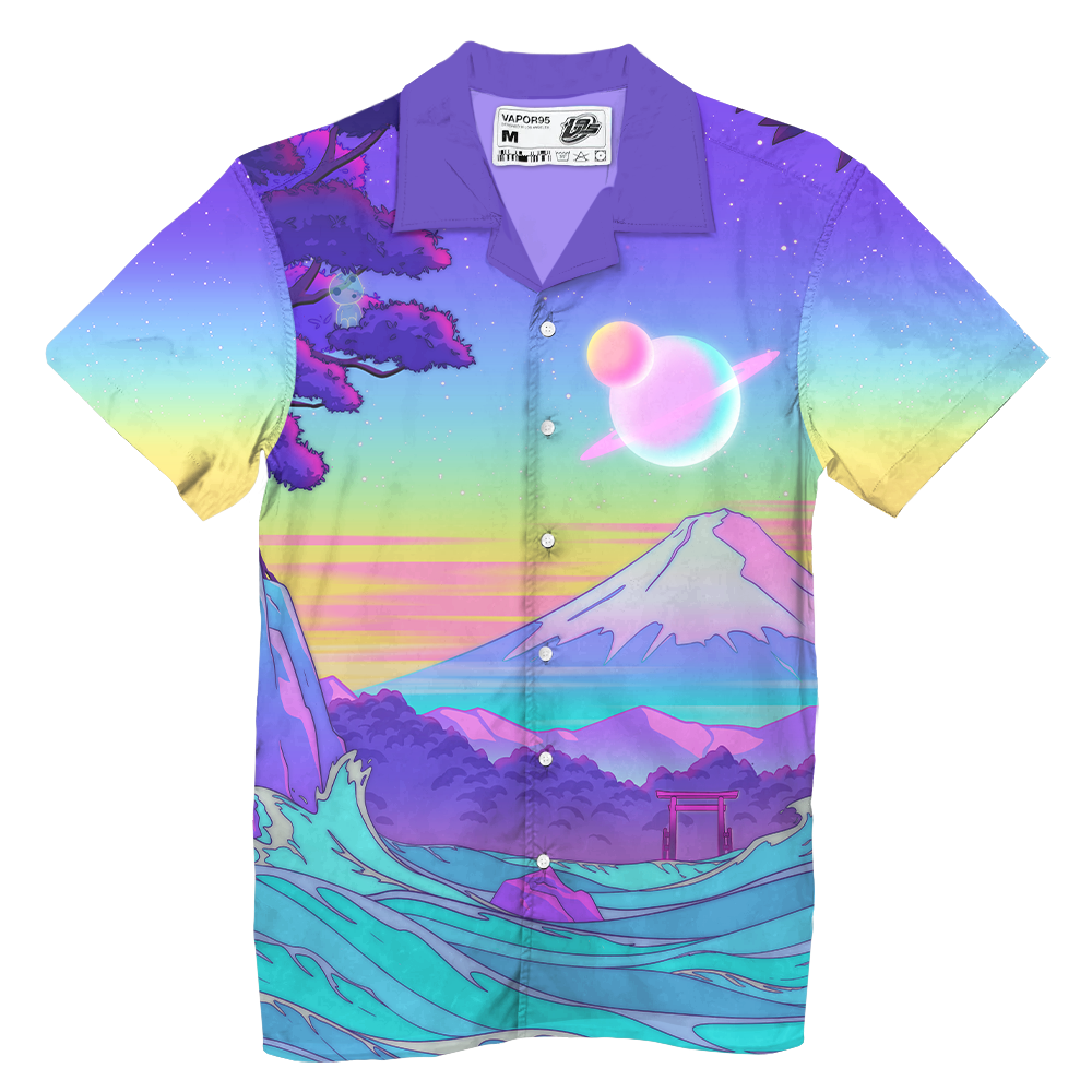 Celestial Fuji Hawaiian Shirt