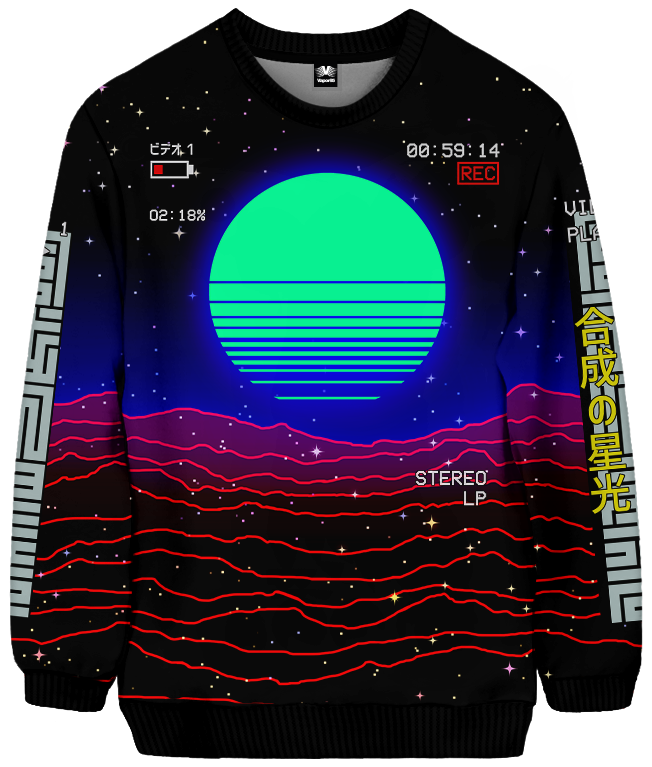Vaporwave Aesthetic Clothing Blossomwave Sweatshirt – Vapor95