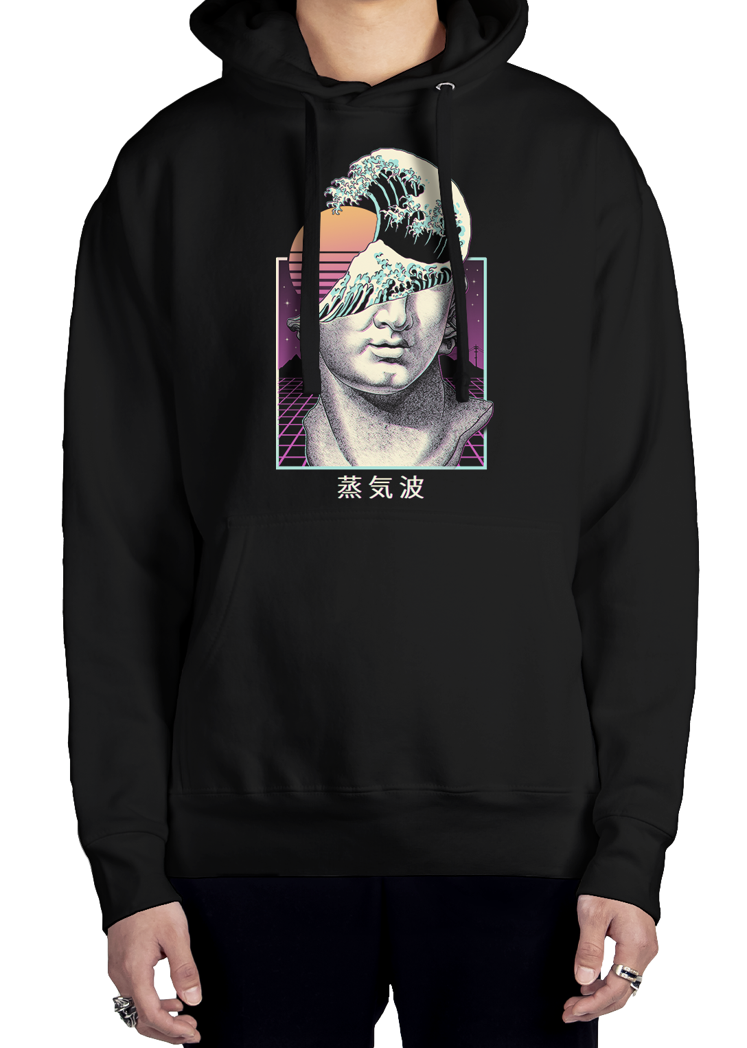 Vaporwave aesthetic hoodie online