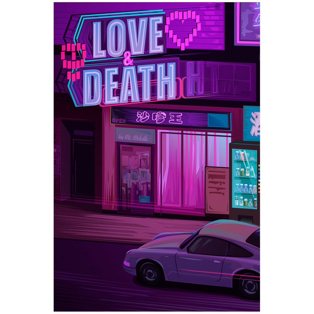 Love & Death Poster Poster Vapor95 24x36 inch 