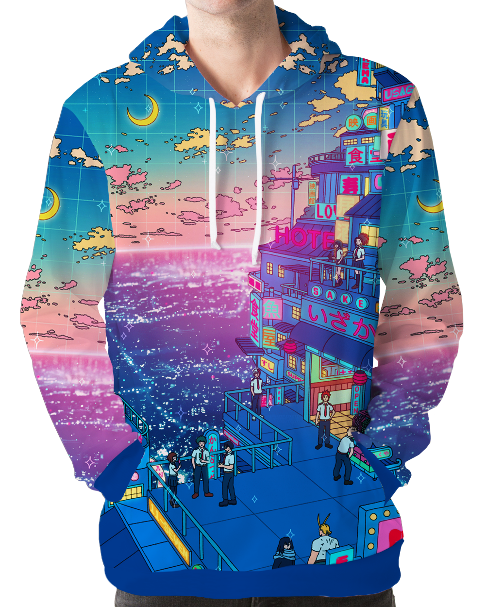 Aesthetic online city hoodie