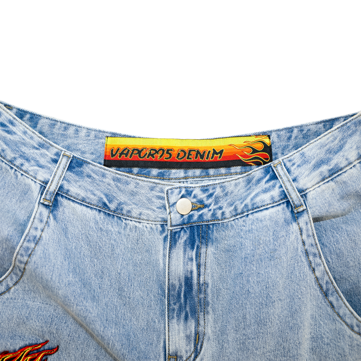 Inferno Wide Leg Denim Jeans