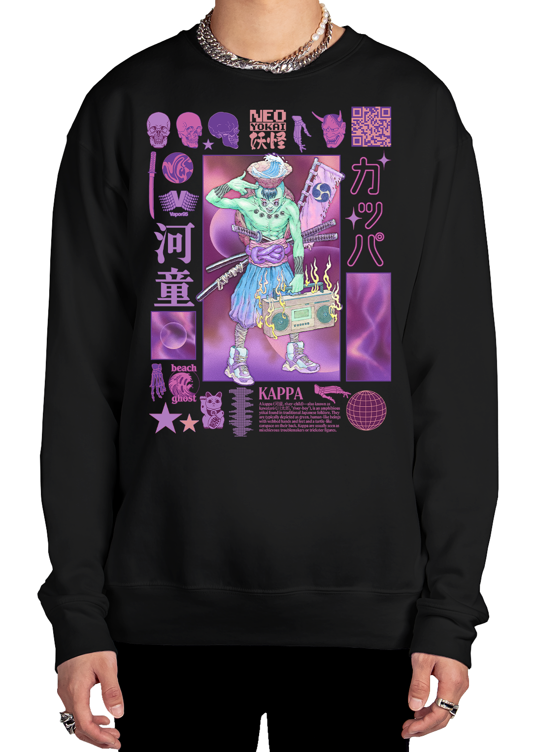 Kappa sweatshirt green hot sale