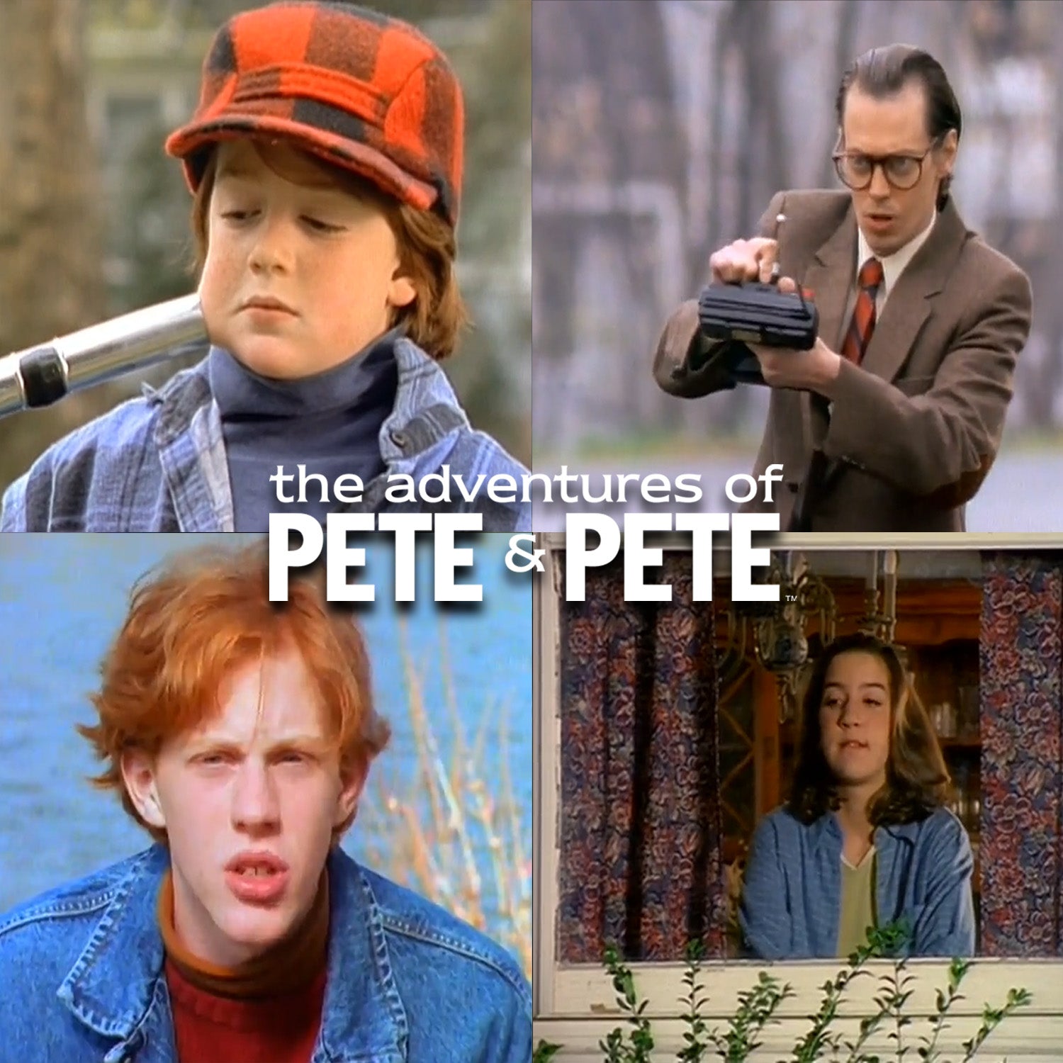 Still from Nickelodeon's The Adventures of Pete & Pete capturing its surreal 90s suburban Wellsville aesthetic.