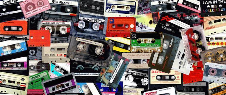 Vapor95 and Darknet Recordings 2019 mixes cover art for five curated vaporwave and lo-fi hip-hop playlists.