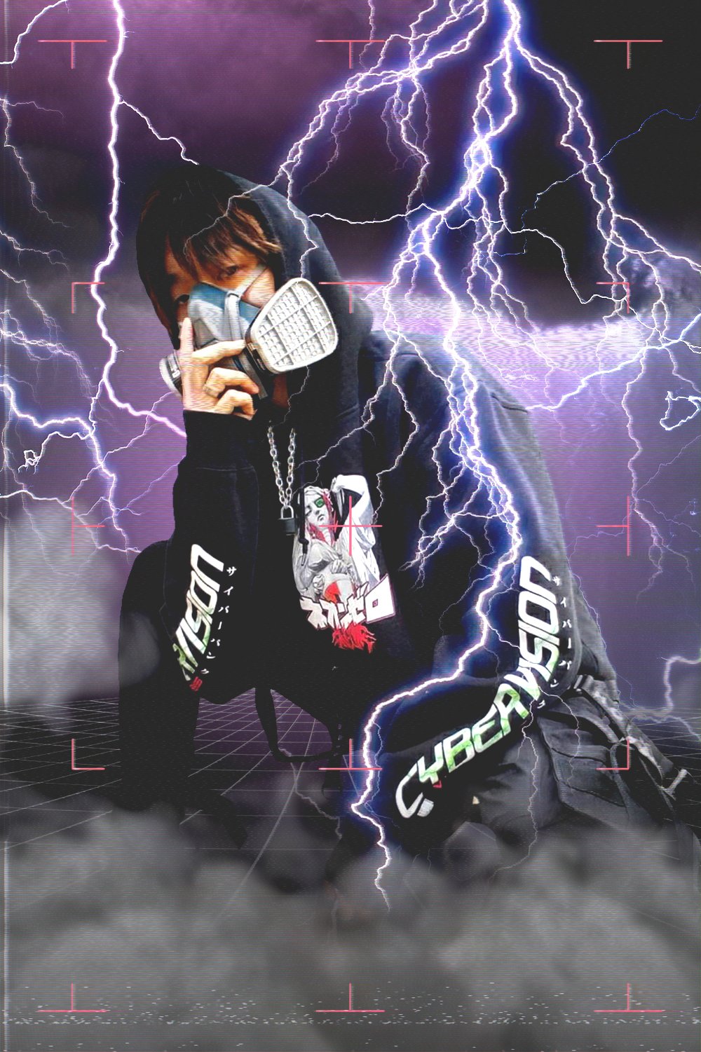 Vapor95 x Vinne Art cyberpunk and anime-inspired apparel collection featured on Hypebeast