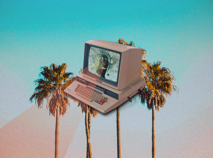 Waterfront Dining album art featured among the top 10 up-and-coming vaporwave artists