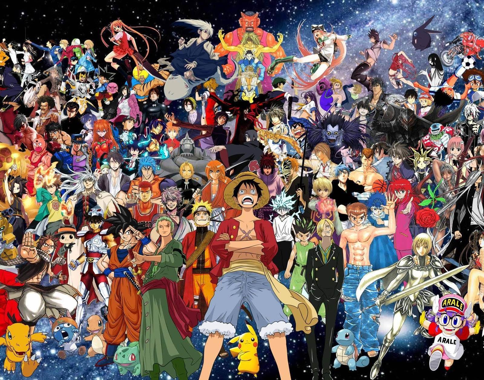 Collage of free anime streaming website homepages for watching anime series online