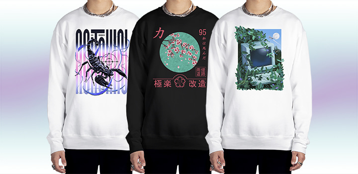 New Millennium Sweatshirt — Vaporwave & Aesthetic | Vapor95