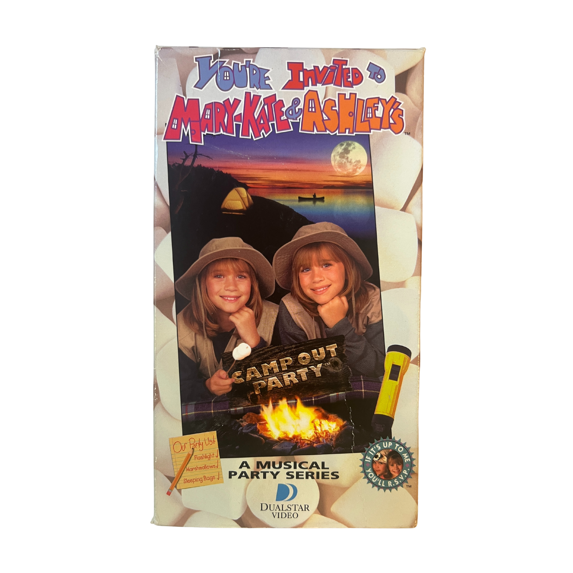 Mary Kate & Ashley's Camp Out Party VHS Tape