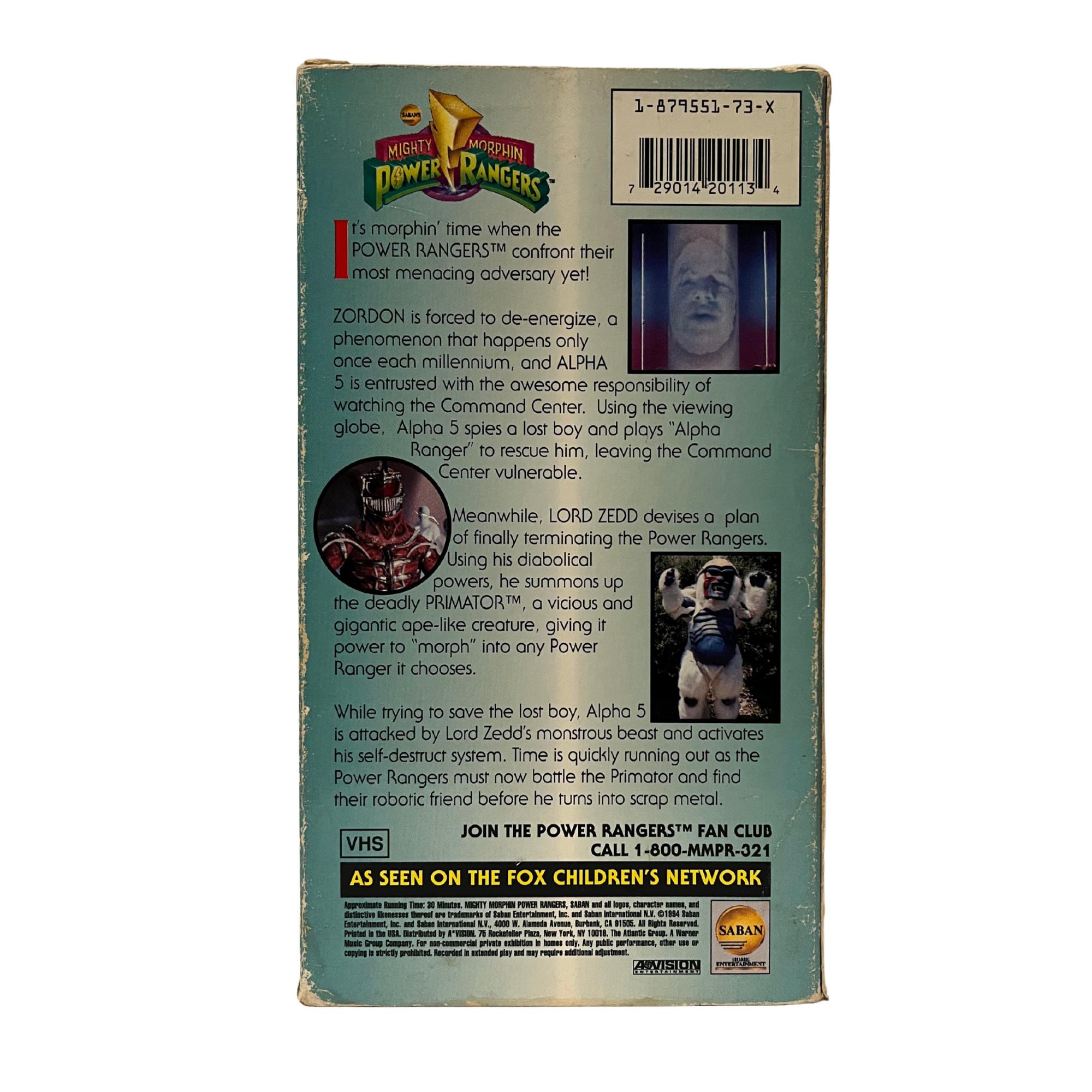 Power Rangers: The Wanna-be Ranger VHS Tape