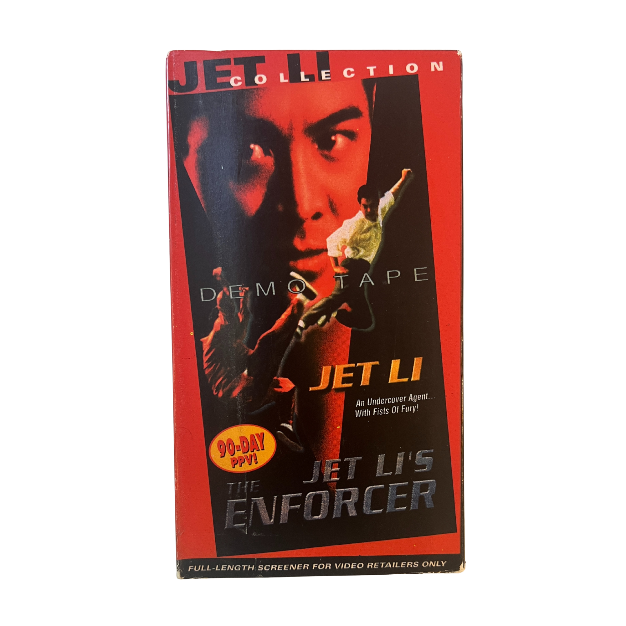 Jet Li's The Enforcer (Demo) VHS Tape