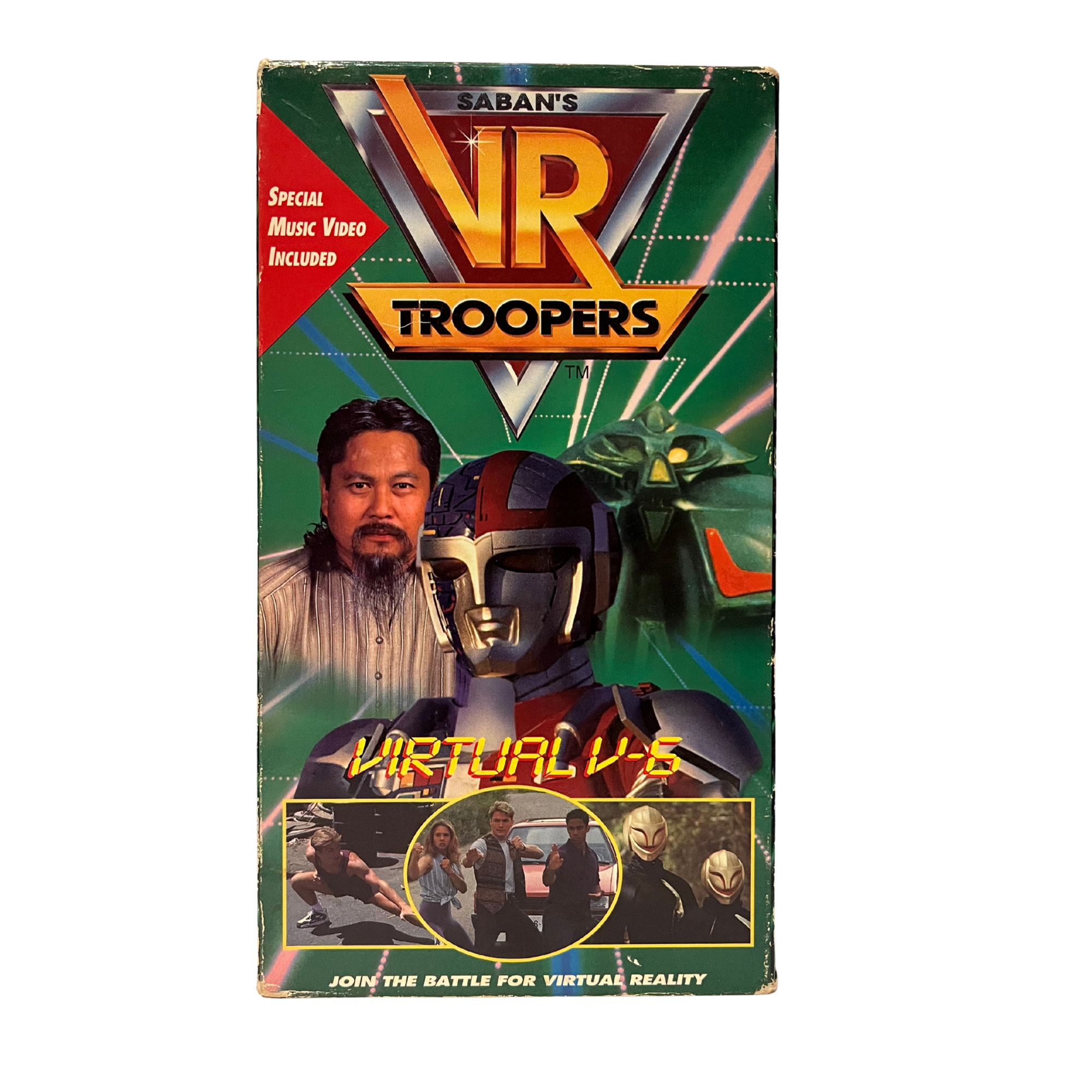VR Troopers Virtual V-6 VHS Tape