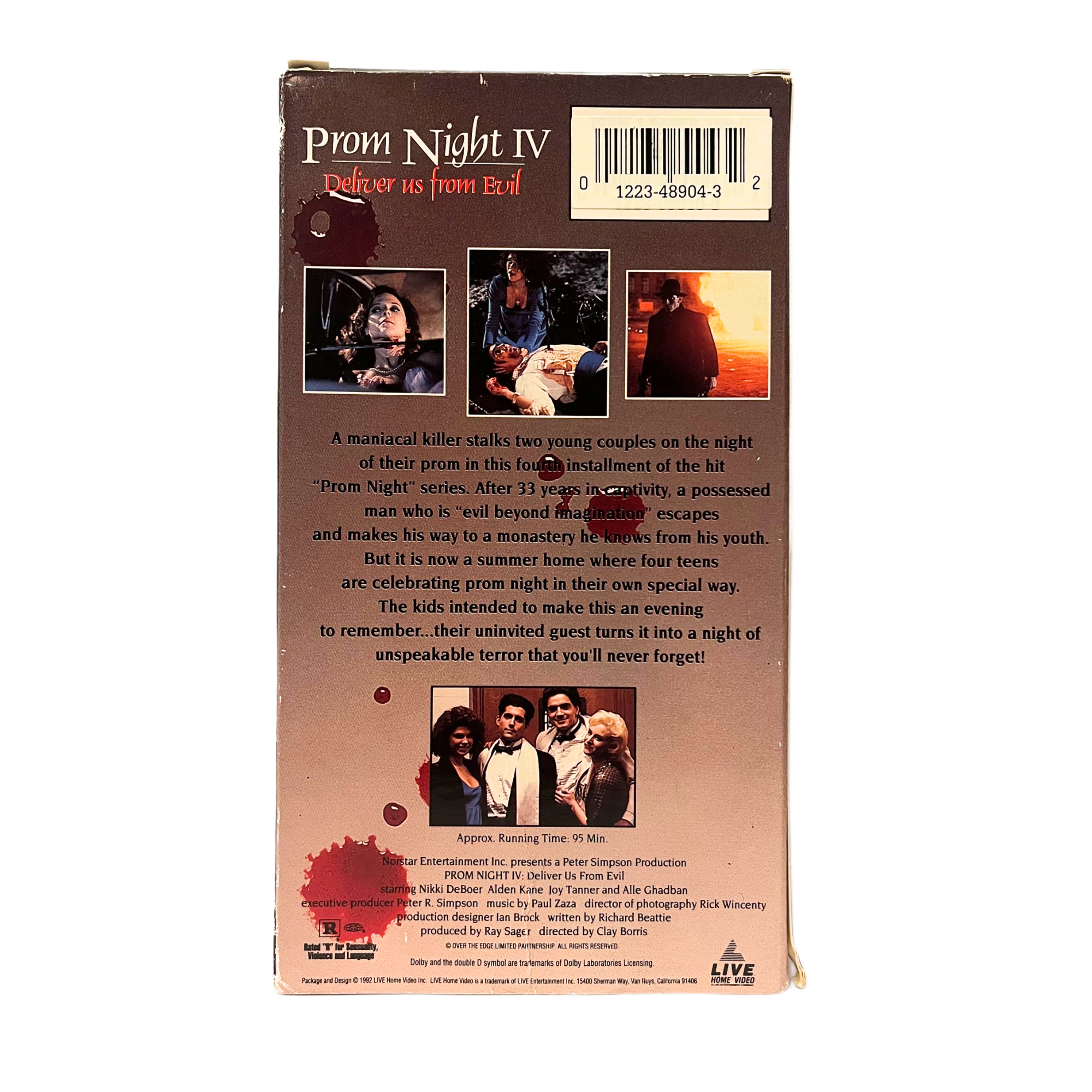 Prom Night IV VHS Tape
