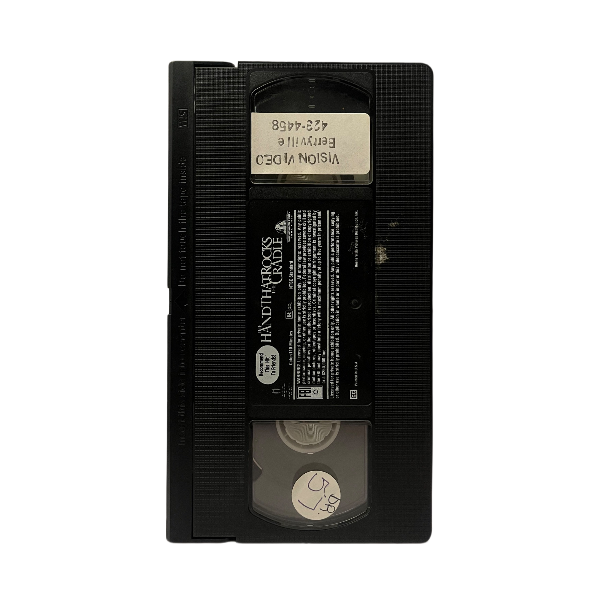 The Hand That Rocks The Cradle VHS Tape