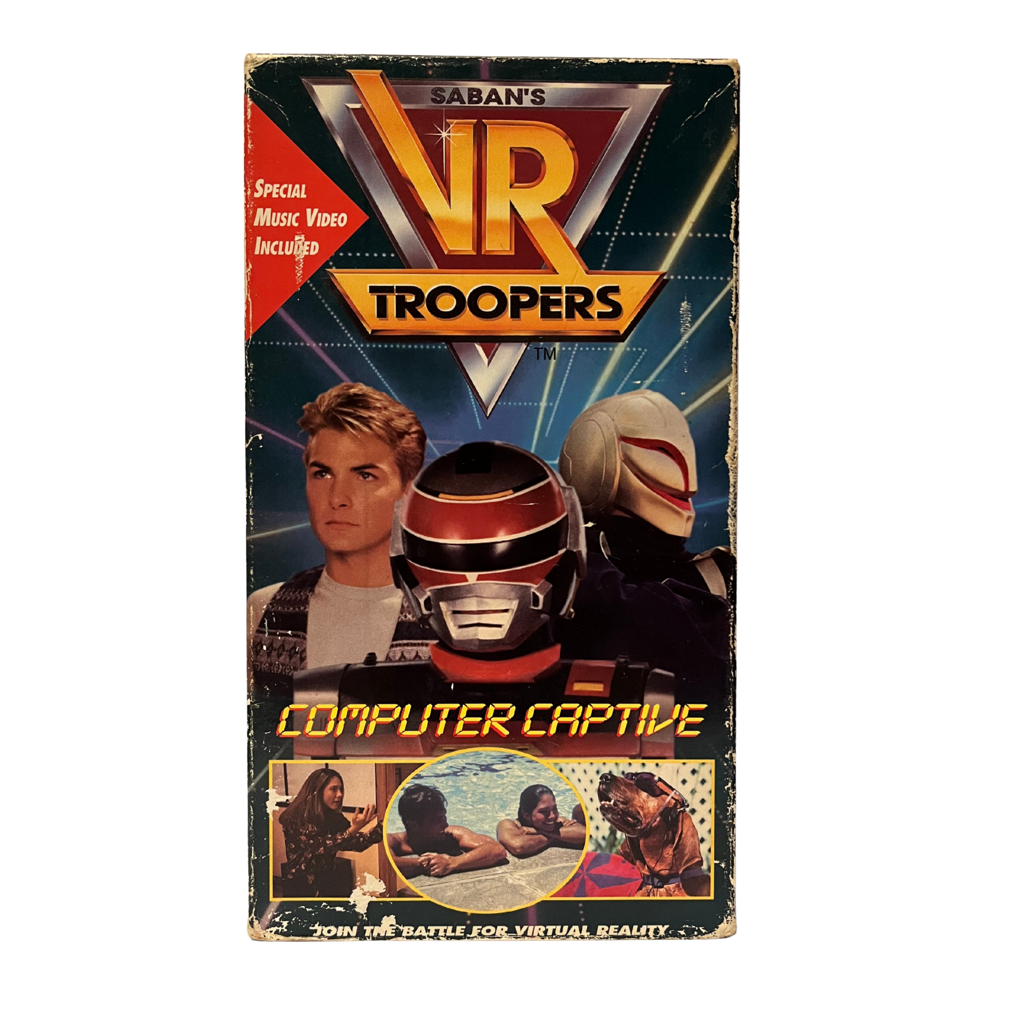 VR Troopers Computer Captive VHS Tape