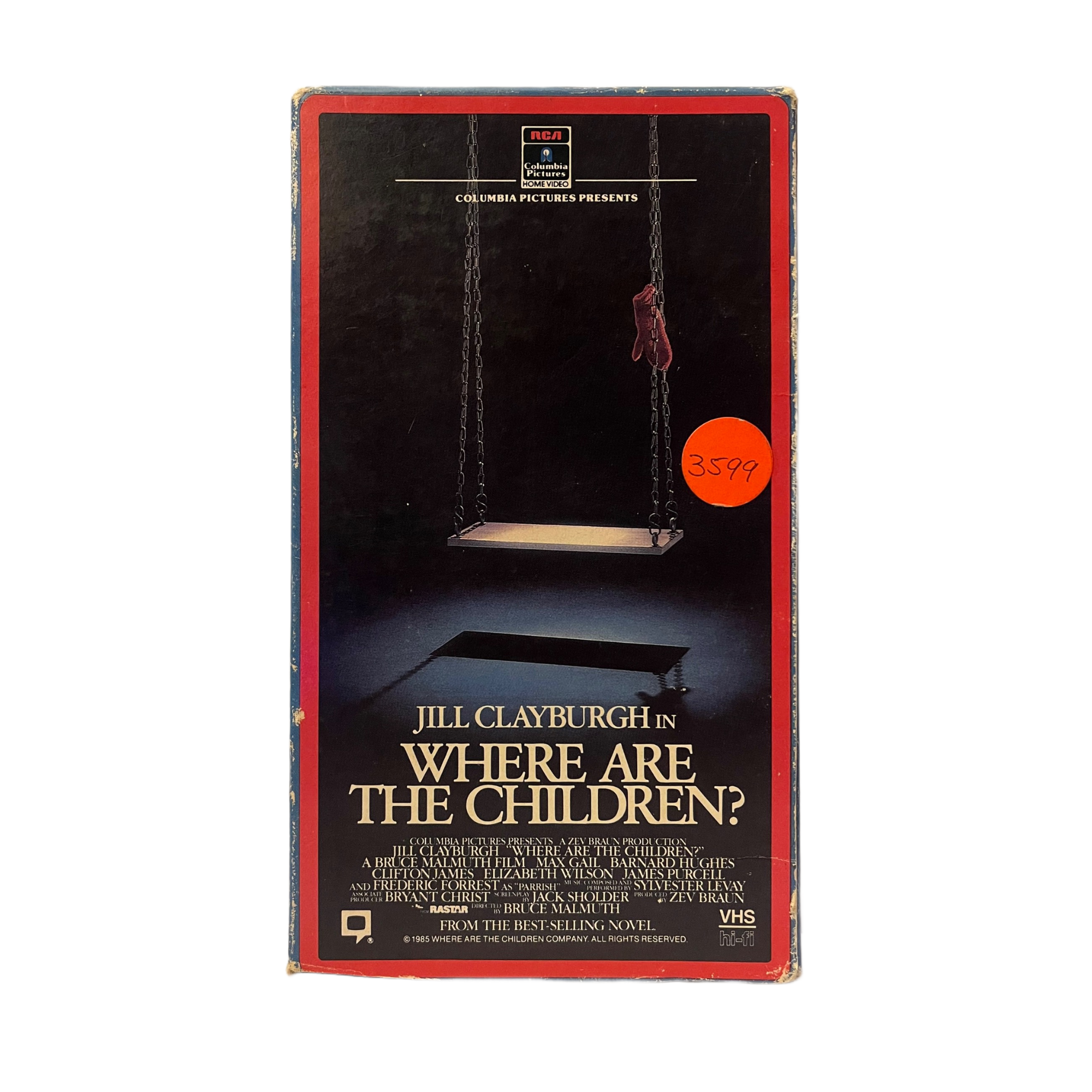 Where Are The Children? VHS Tape