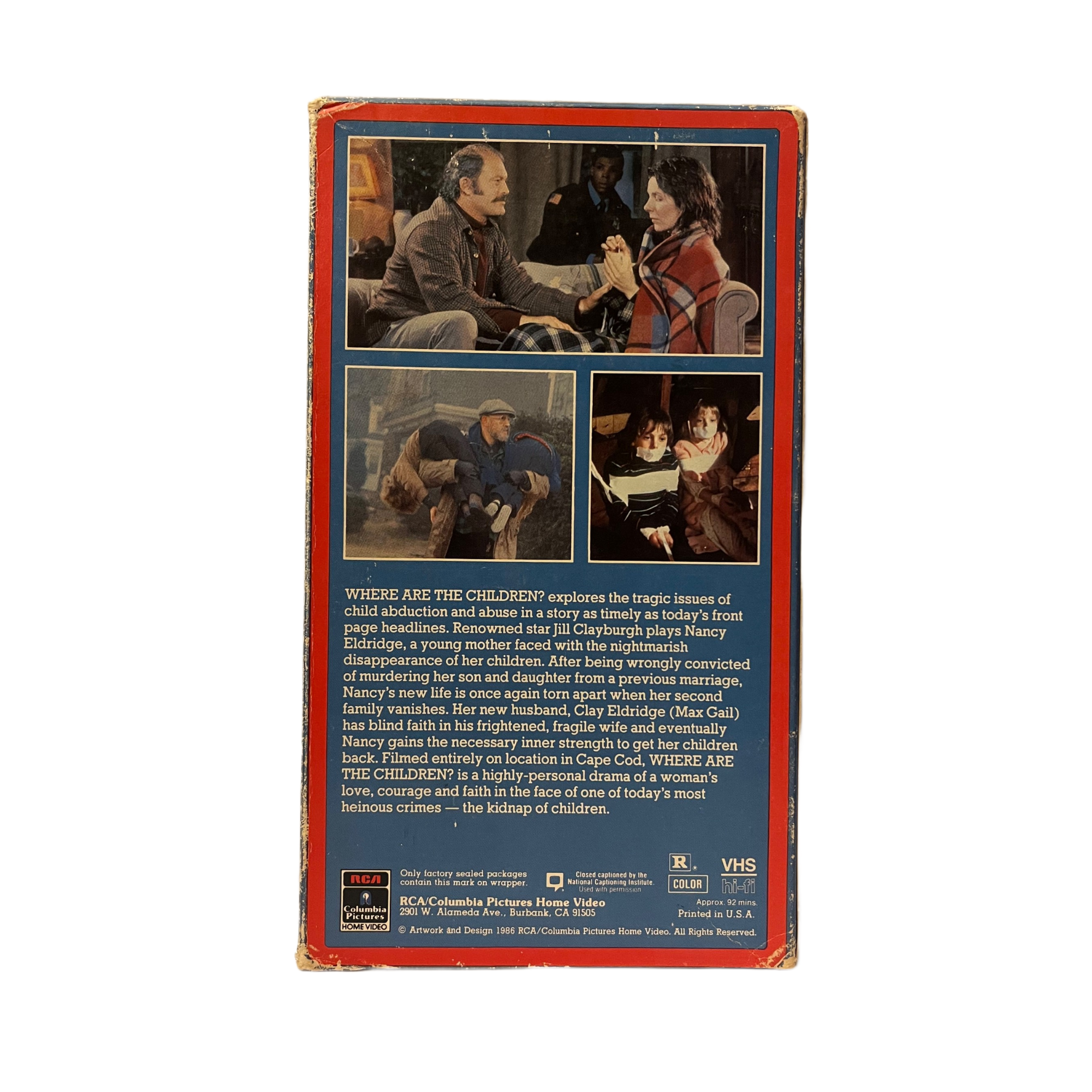 Where Are The Children? VHS Tape