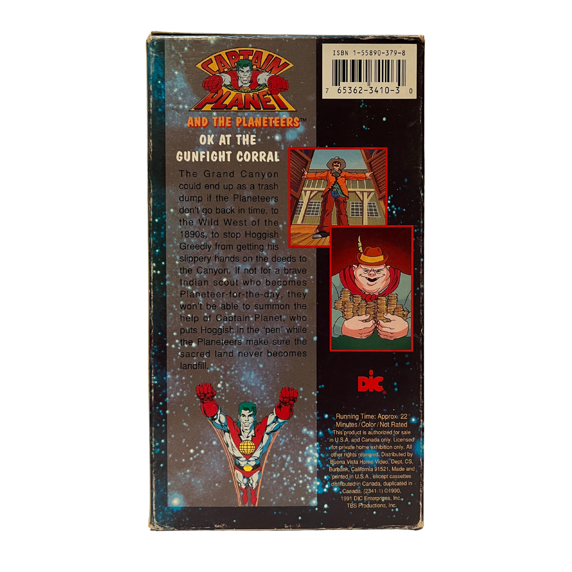 Captain Planet: OK At the Gunfight Corral VHS Tape