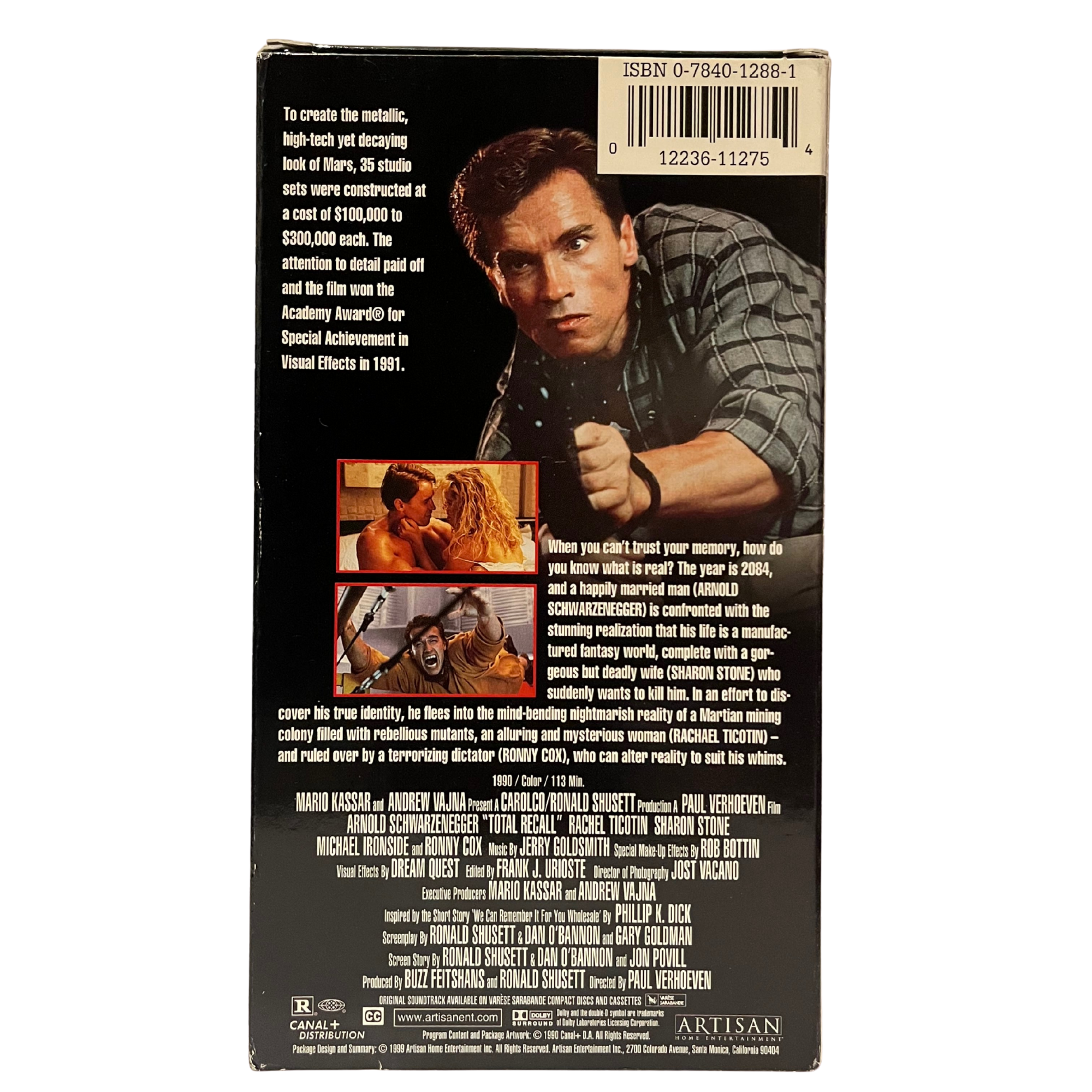 Total Recall VHS Tape