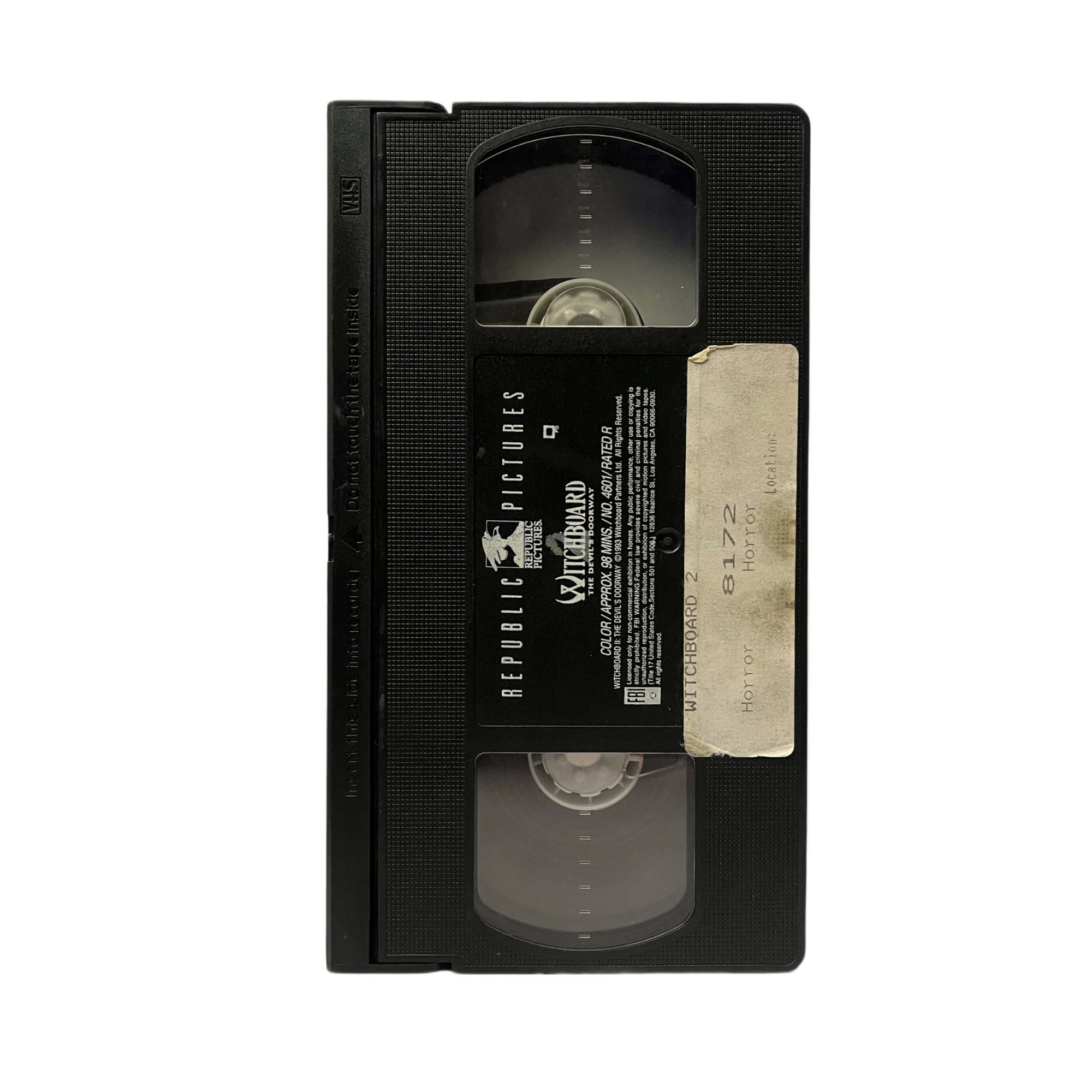 Witchboard 2: The Devil's Doorway VHS Tape