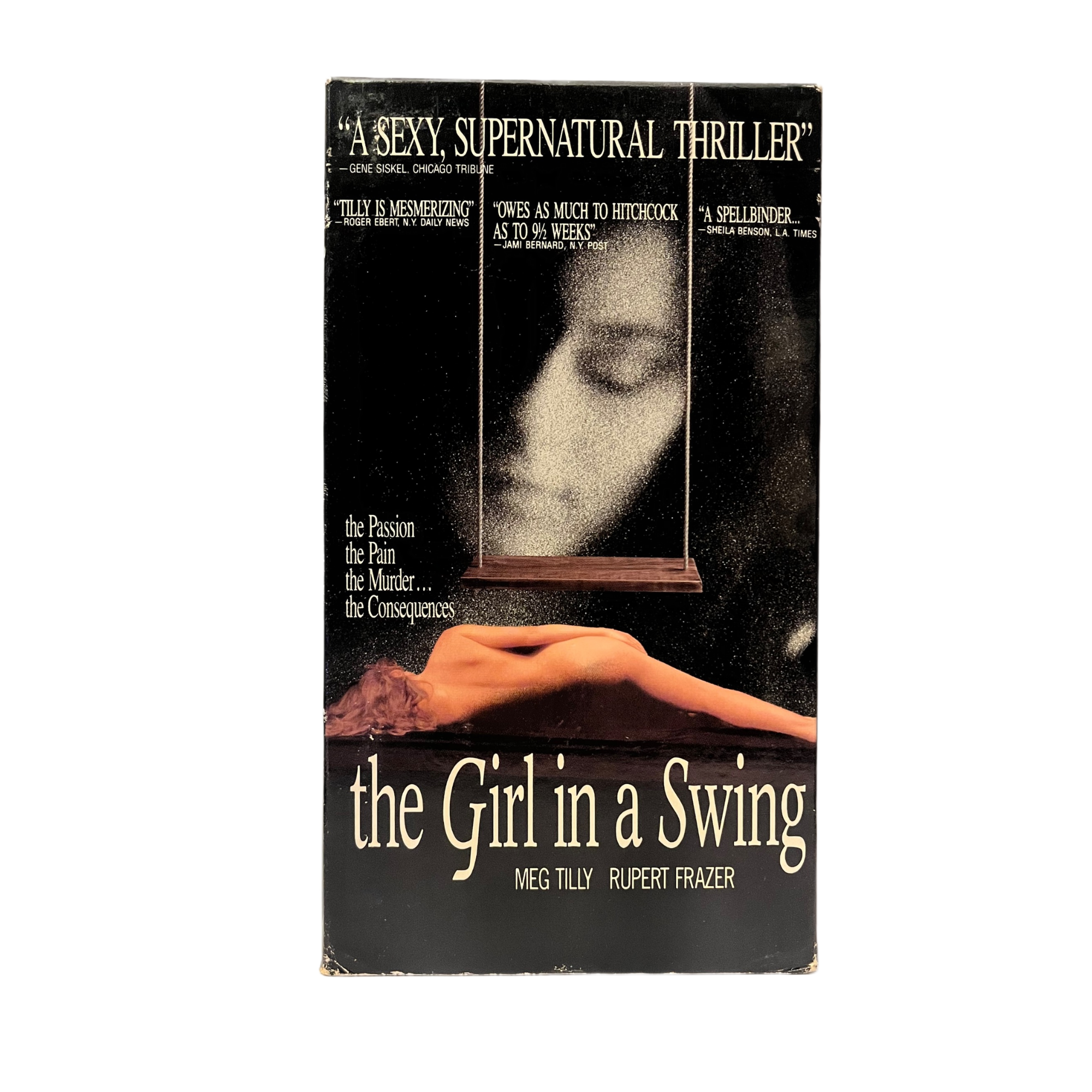 The Girl In A Swing VHS Tape