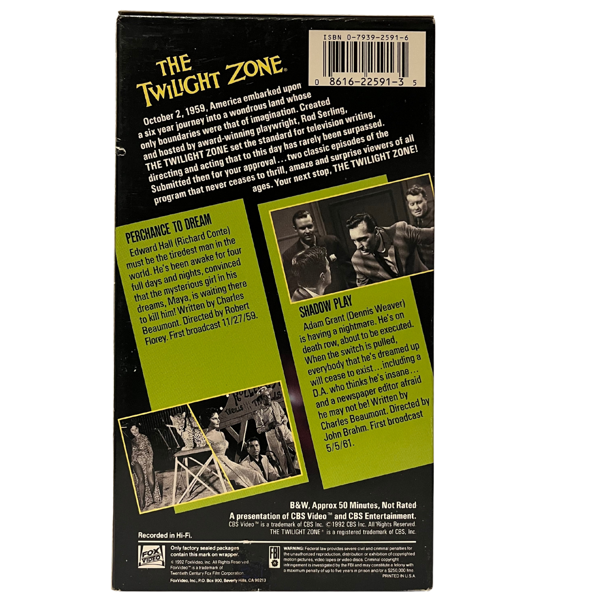 The Twilight Zone VHS Tape