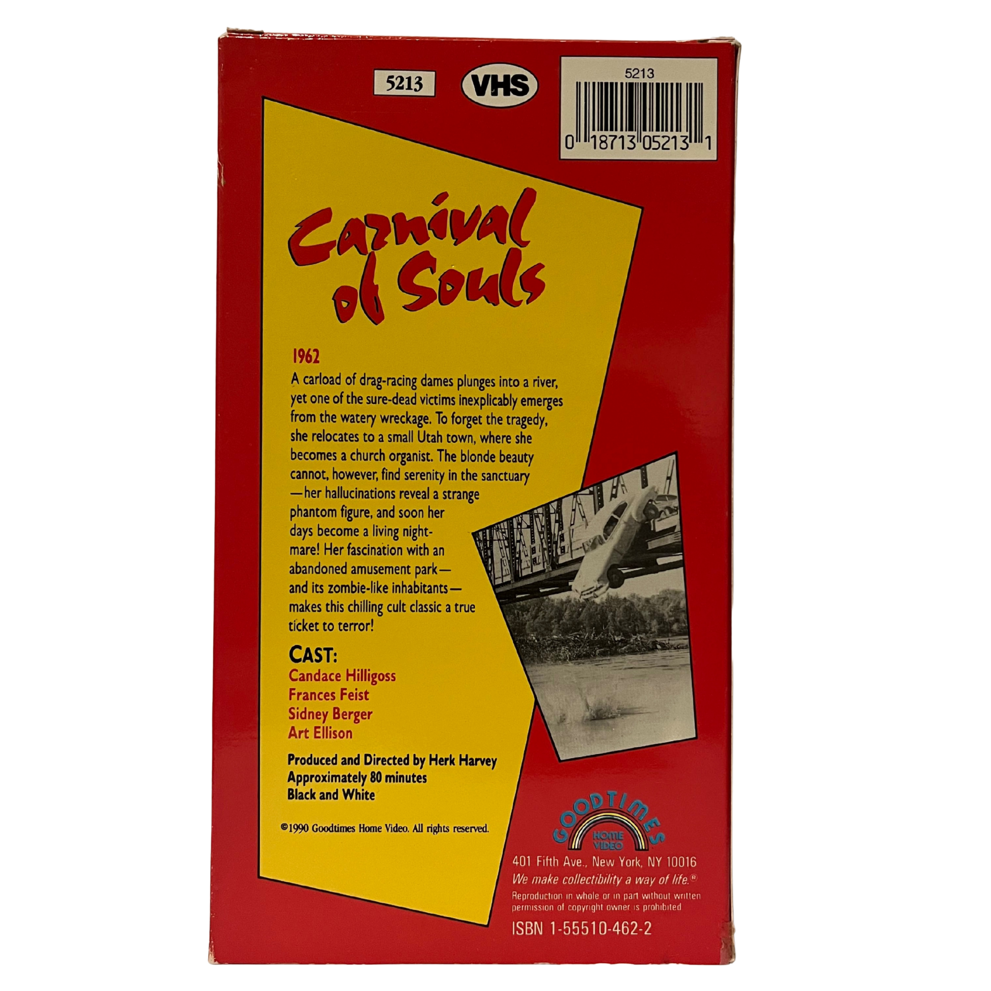 Carnival of Souls VHS Tape
