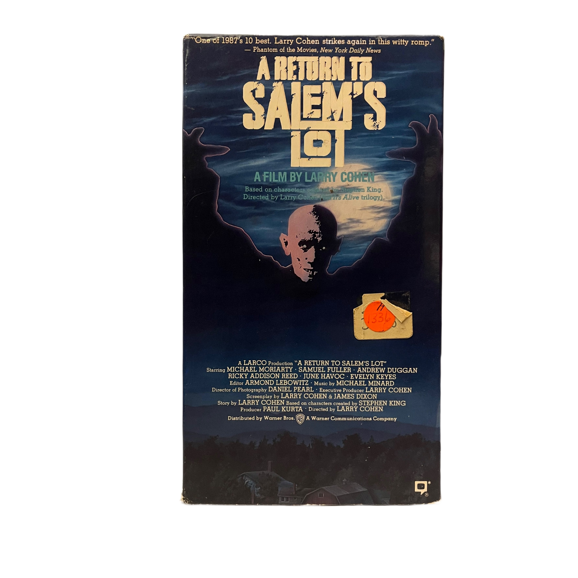 A Return To Salem's Lot VHS Tape