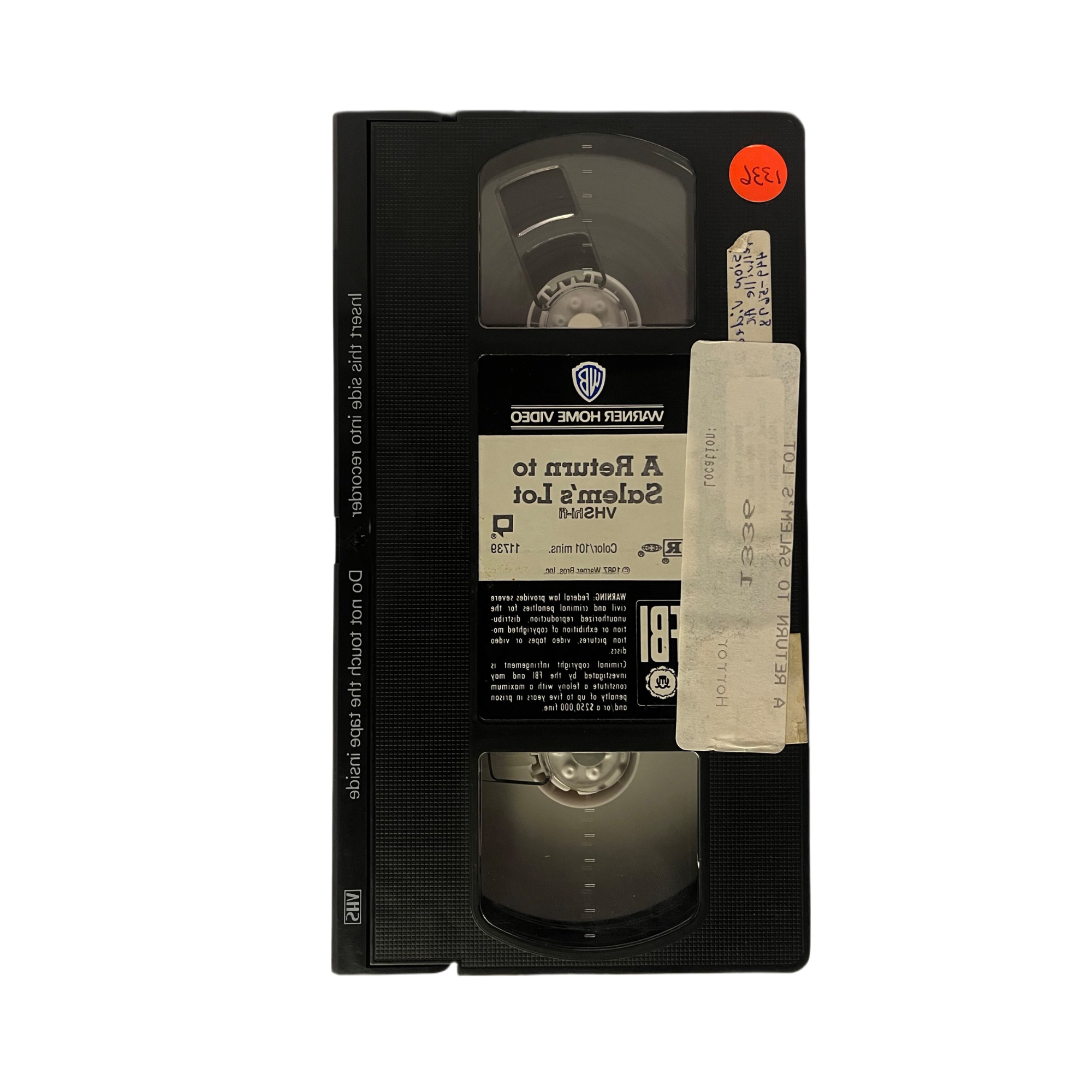 A Return To Salem's Lot VHS Tape