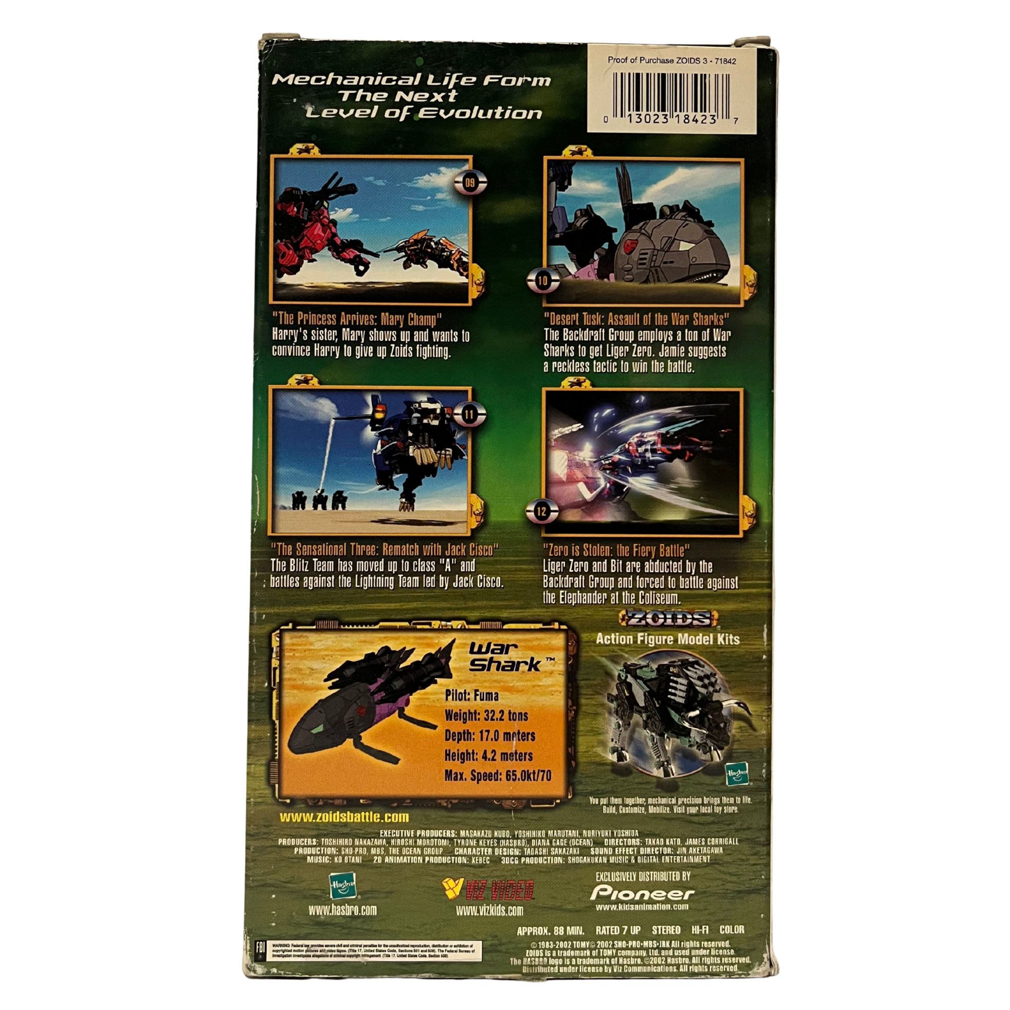 Zoids: The Coliseum Battle VHS Tape