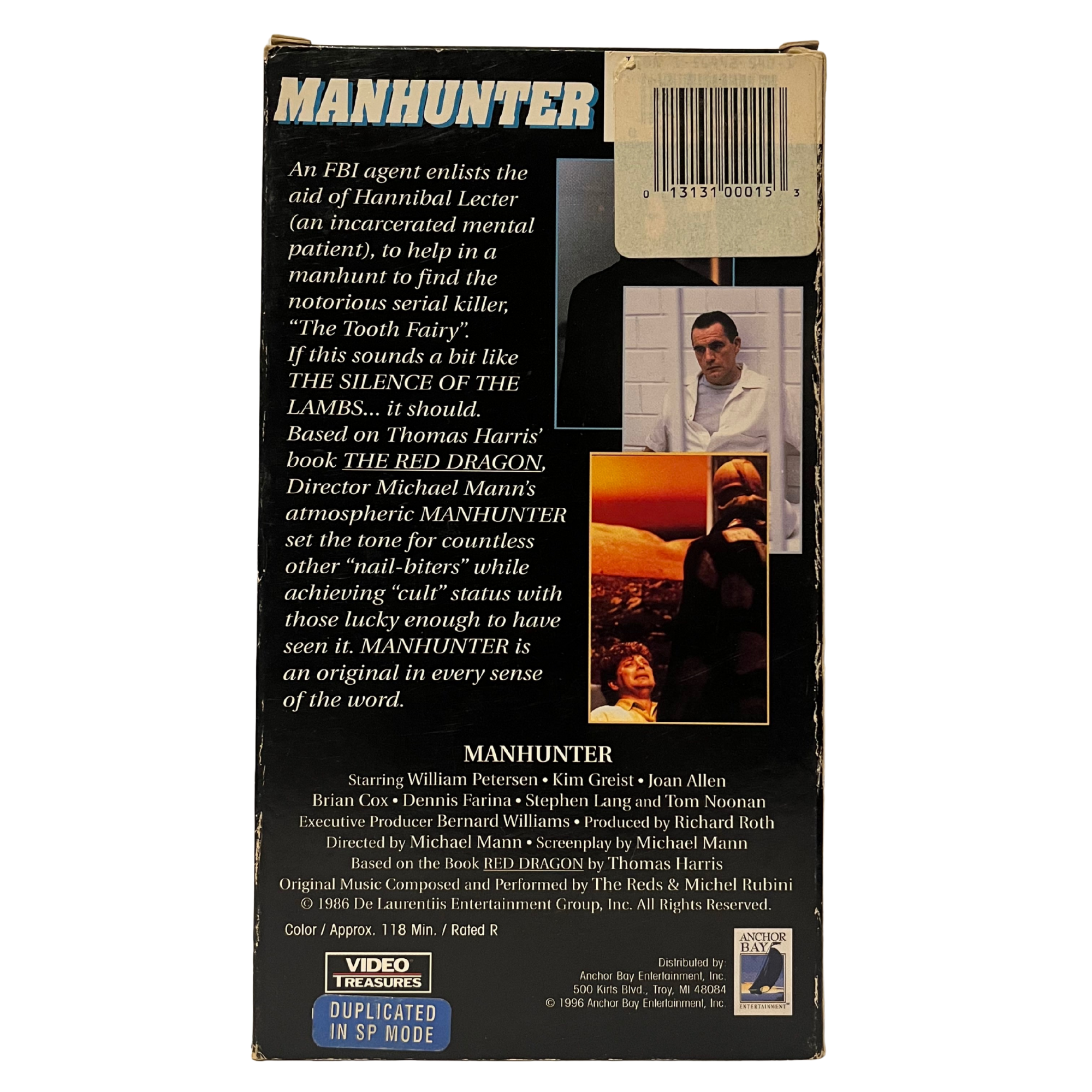 Manhunter VHS Tape