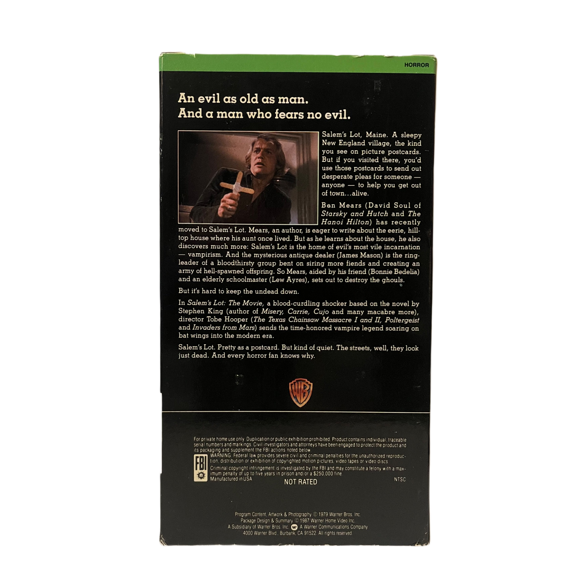 Salem's Lot VHS Tape