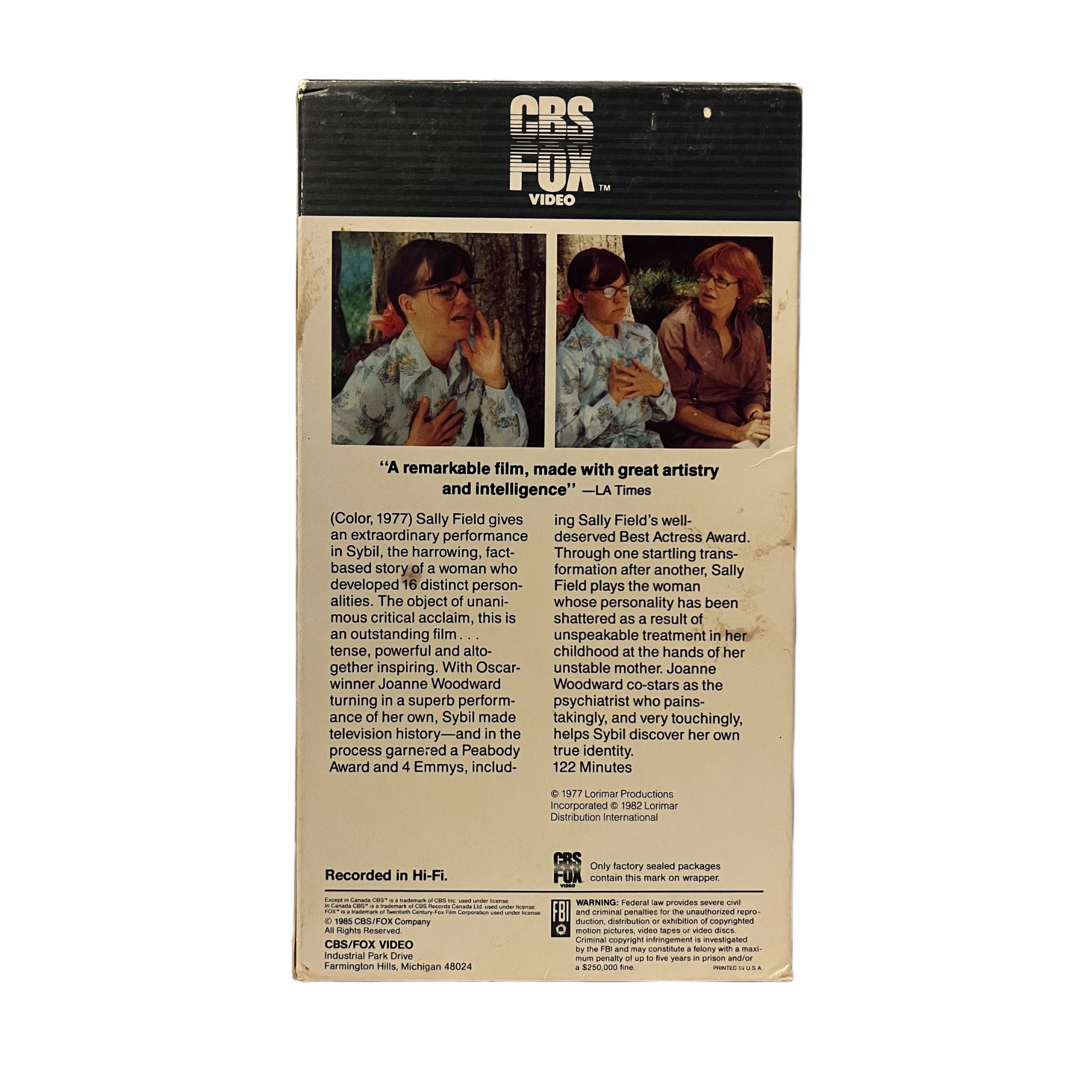 Sybil VHS Tape