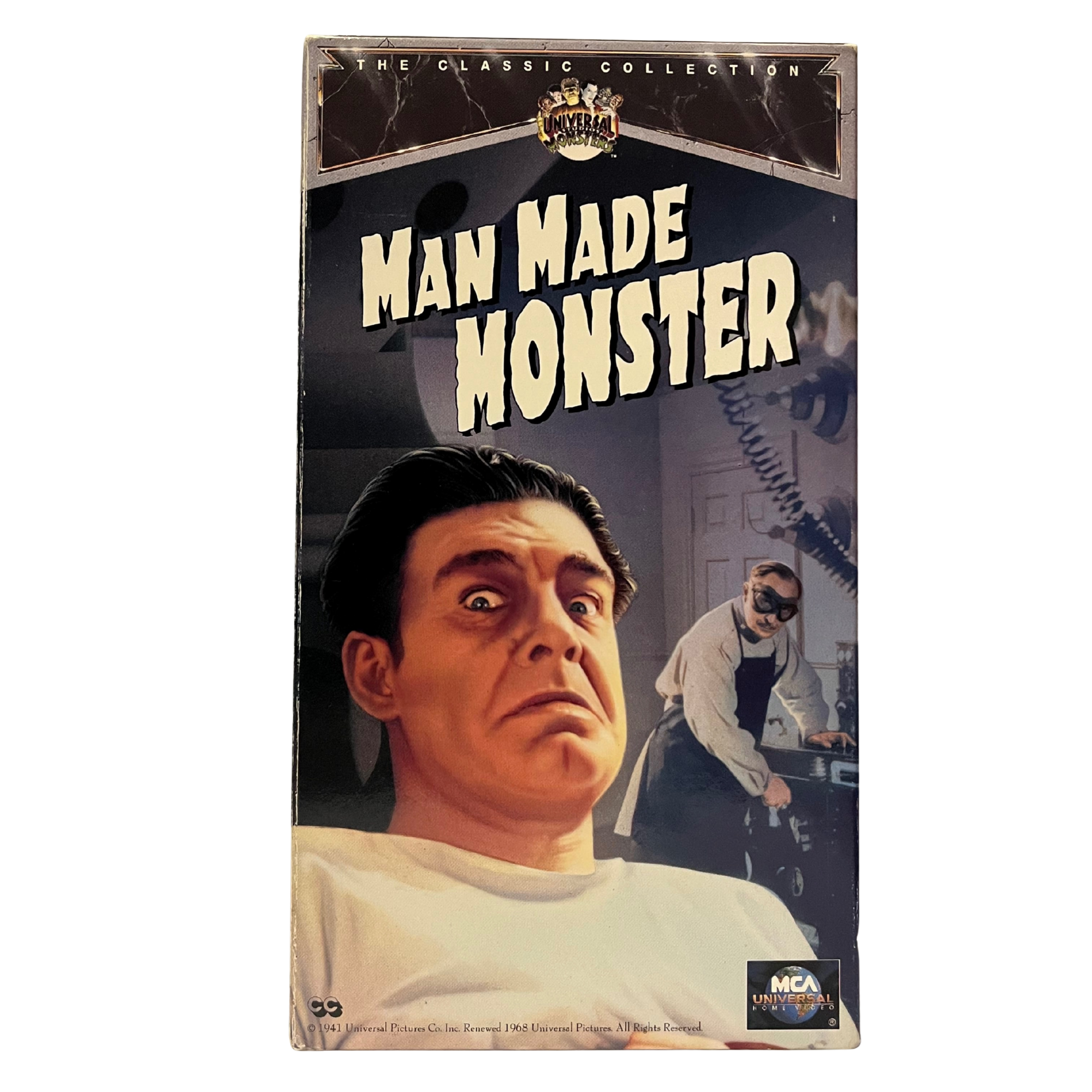 Man Made Monster VHS Tape
