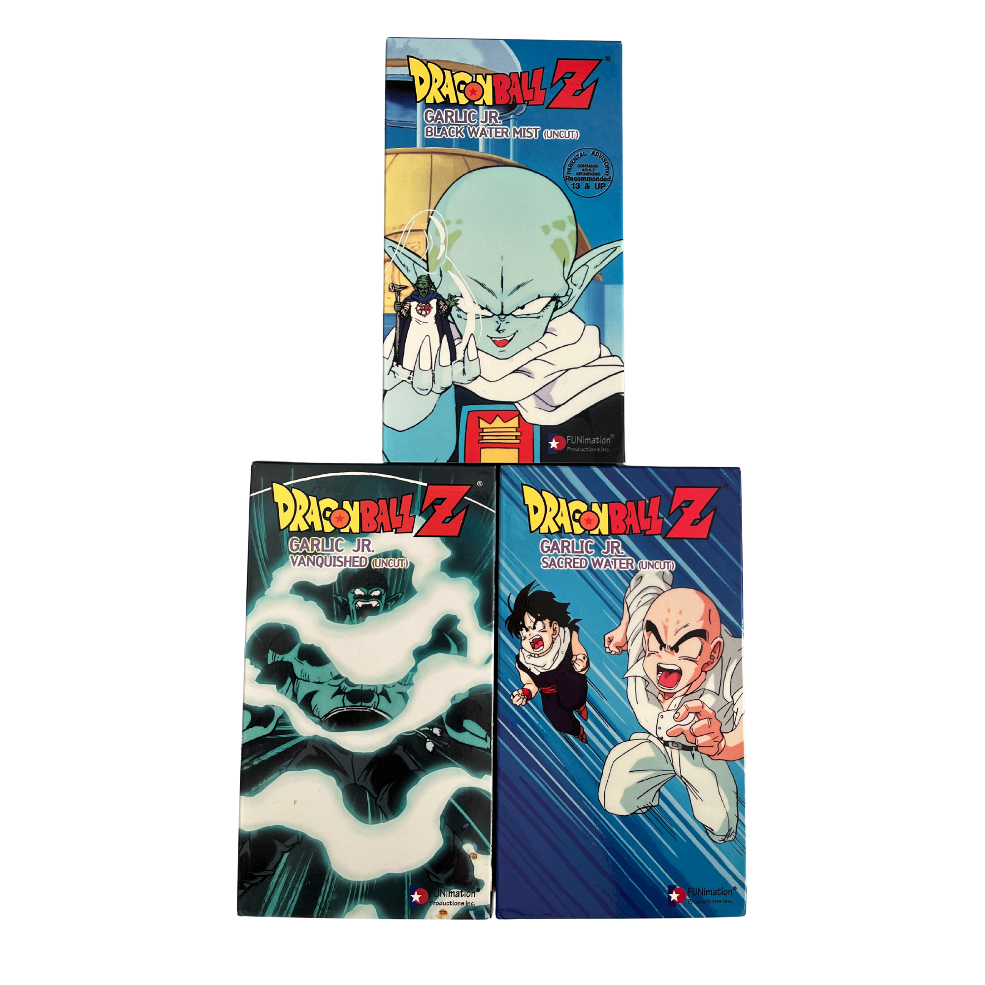 Dragon Ball Z: Garlic Jr. Collection (Uncut) VHS Tapes
