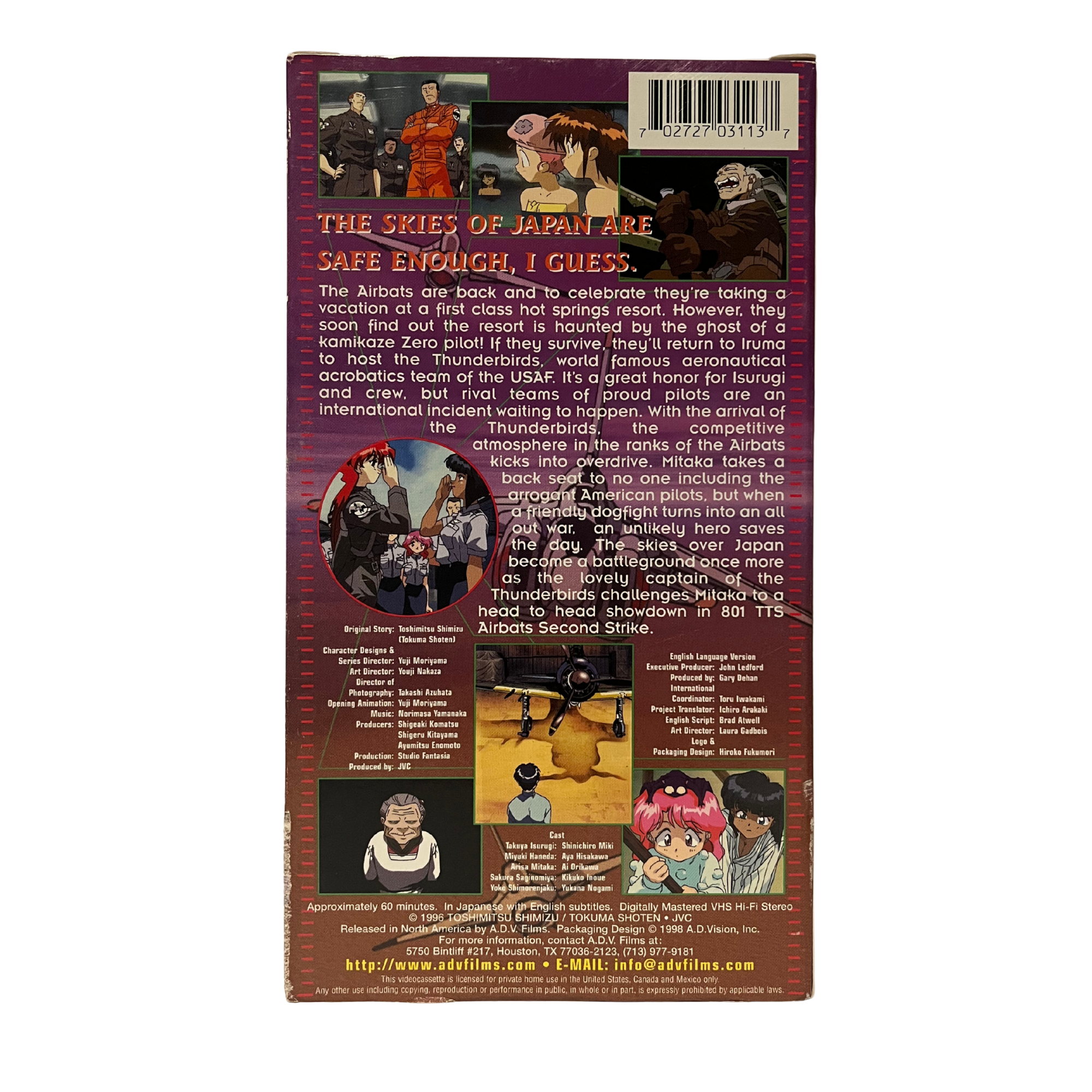 Airbats Second Strike VHS Tape