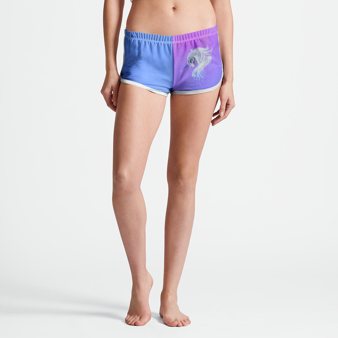 Lavender Mist Retro Shorts