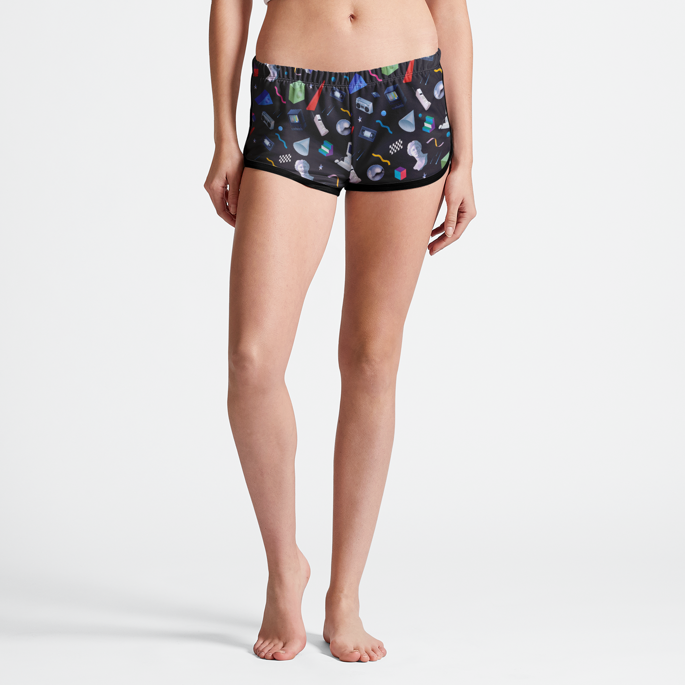 Shapes And Forms Retro Shorts