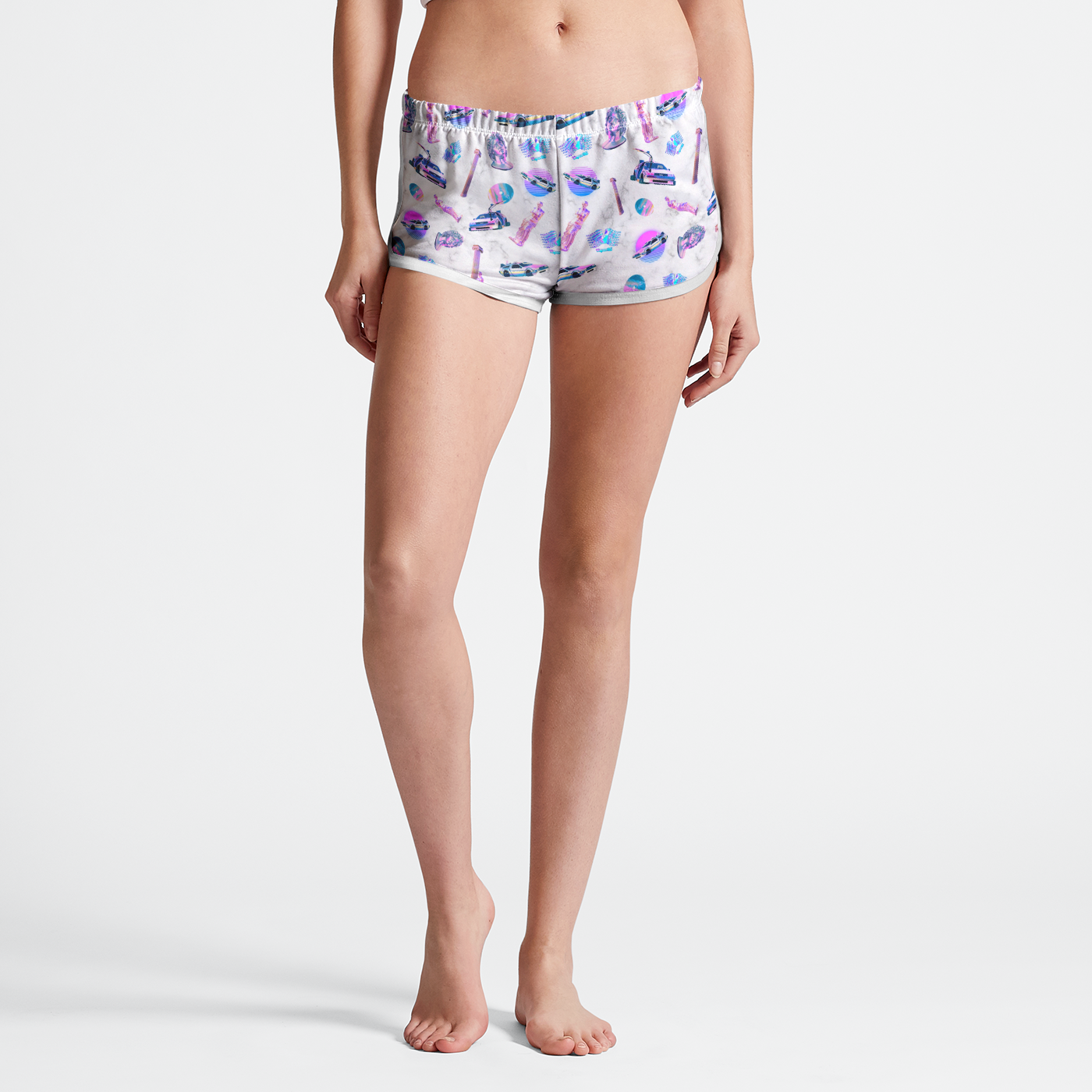 Paradise Awaits Retro Shorts