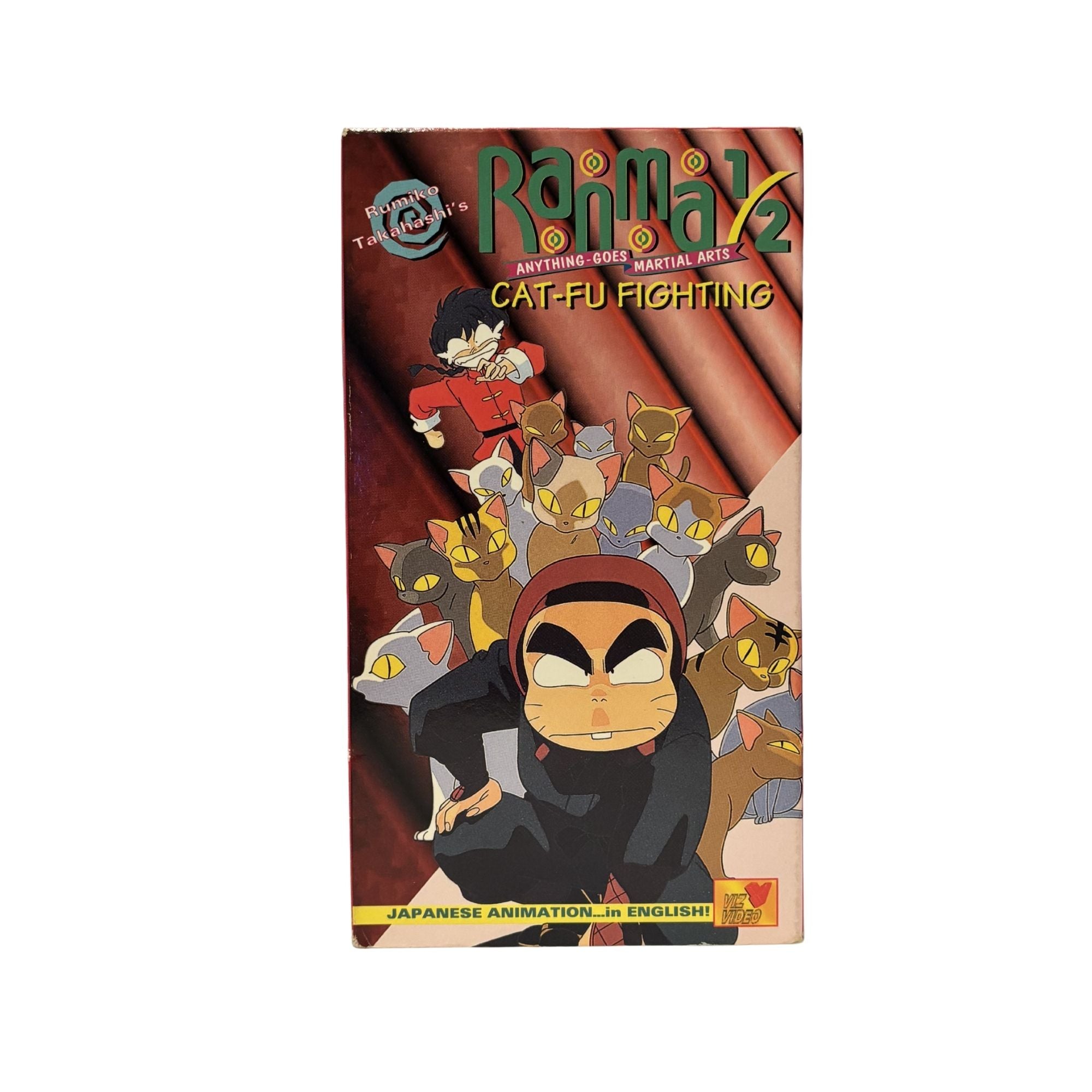 Ranma 1/2 Cat-Fu Fighting VHS Tape