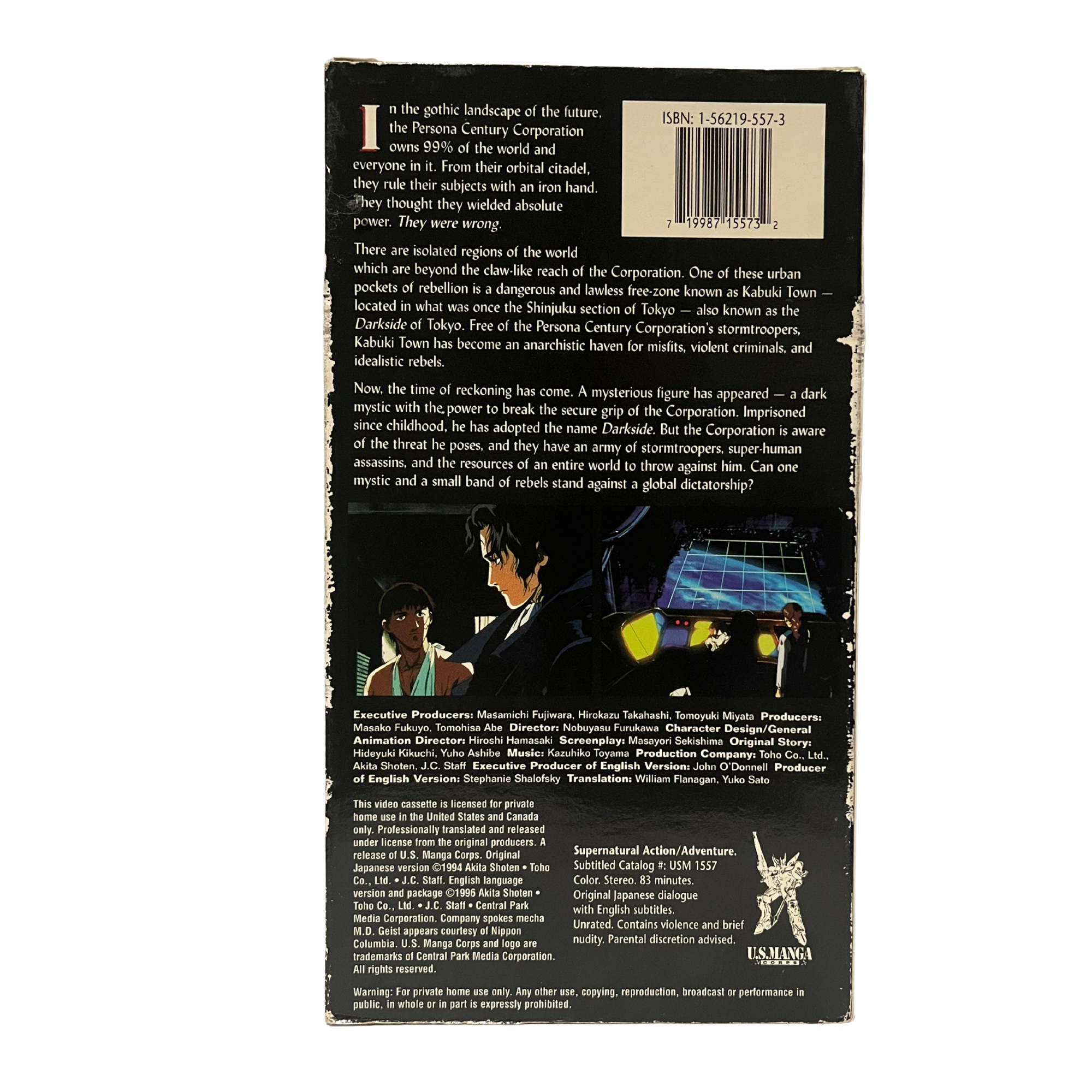 Darkside Blues VHS Tape