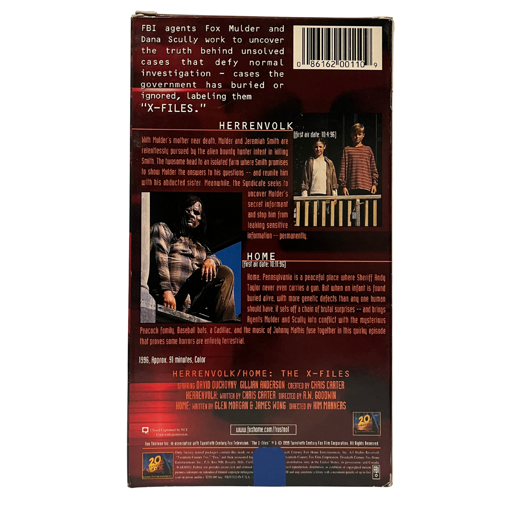 The X Files VHS Tape