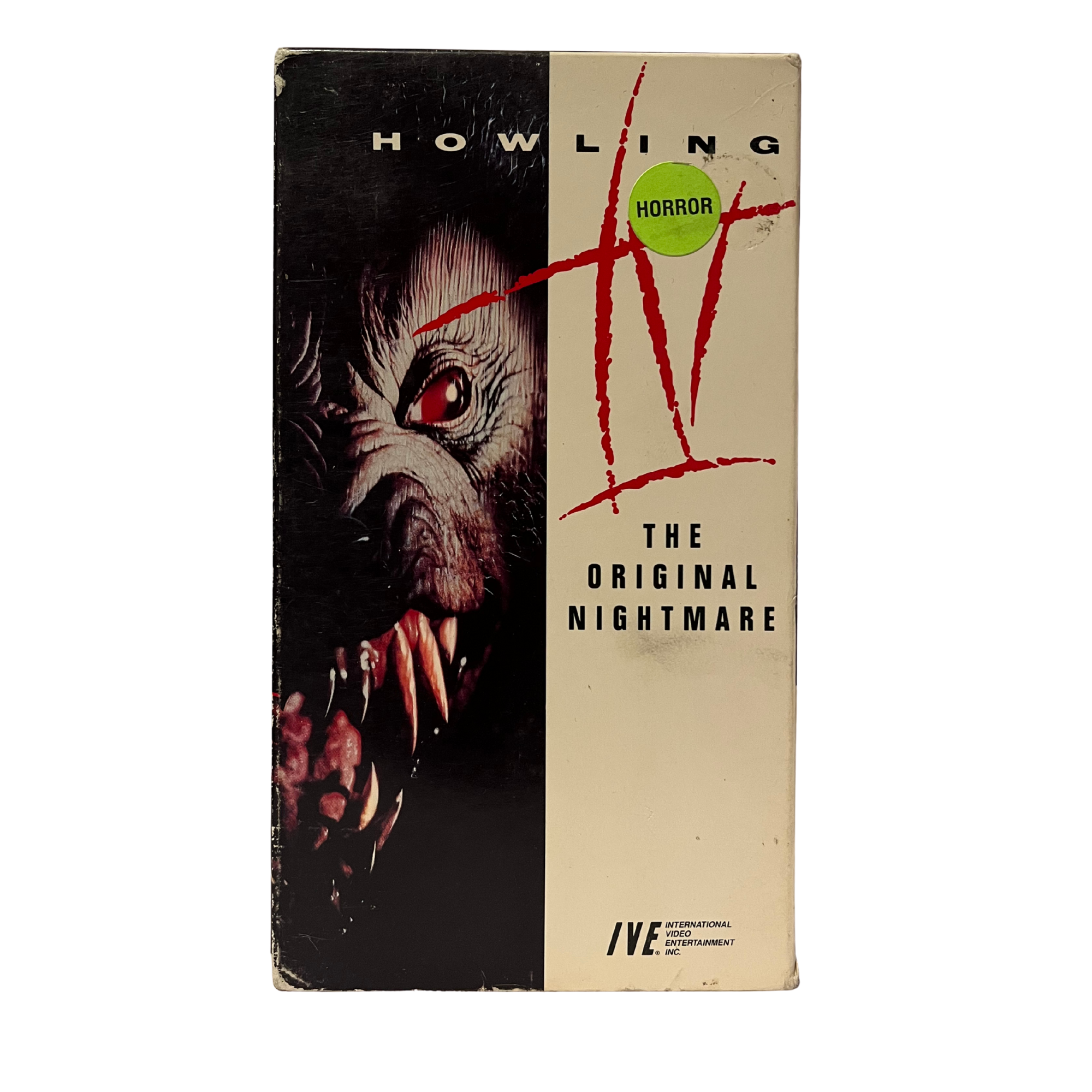 The Howling IV: The Original Nightmare VHS Tape