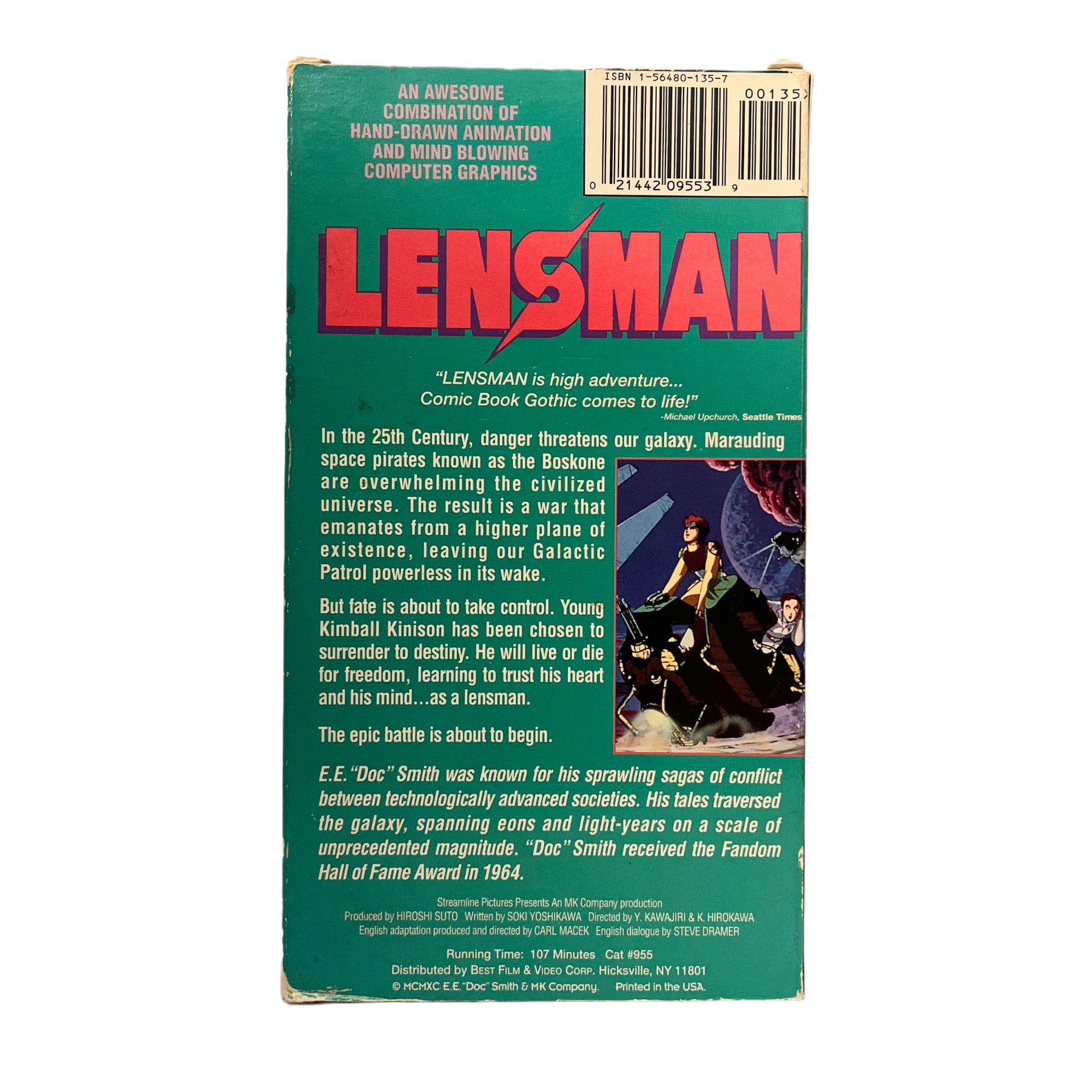 Lensman VHS Tape
