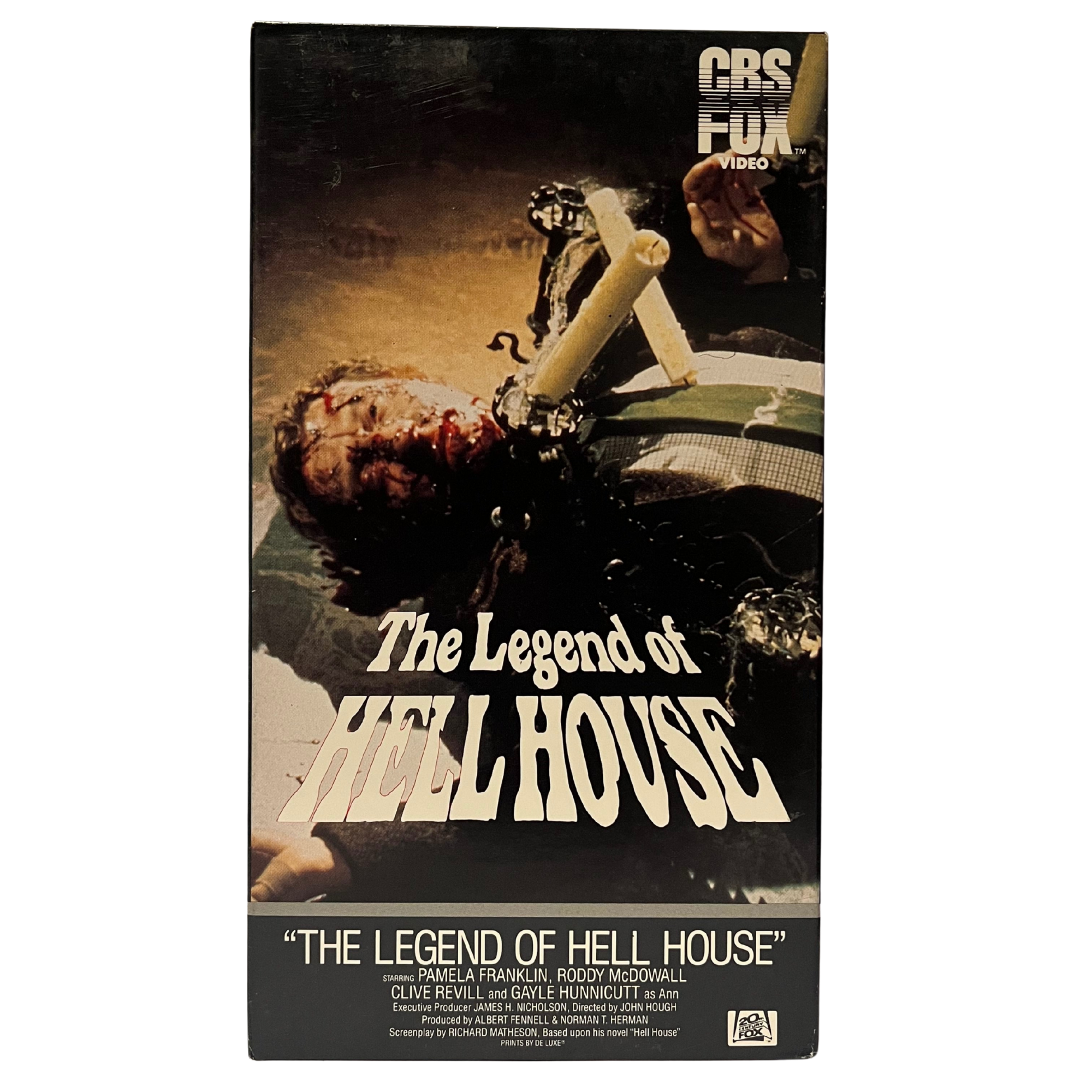 The Legend of Hell House VHS Tape