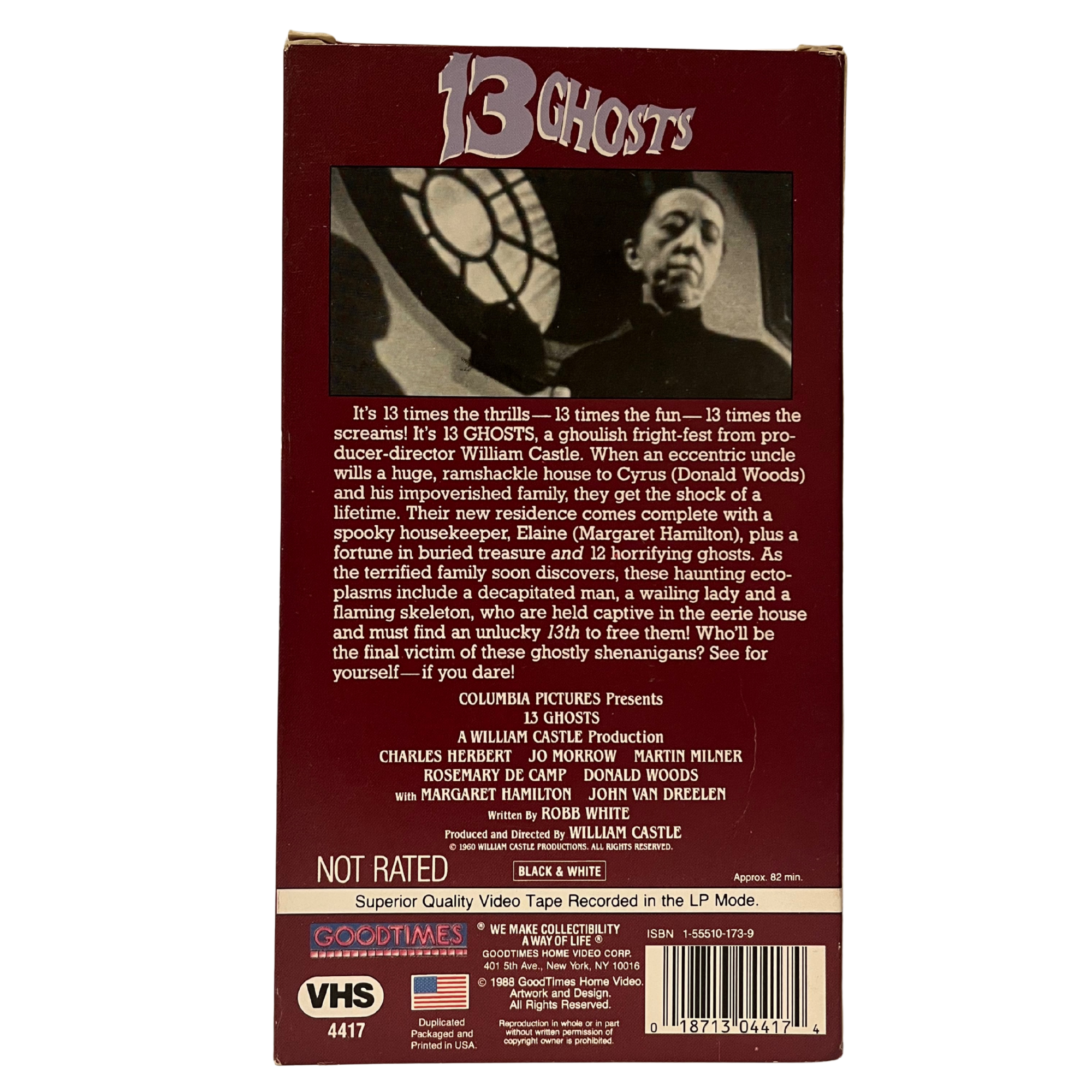 13 Ghosts VHS Tape