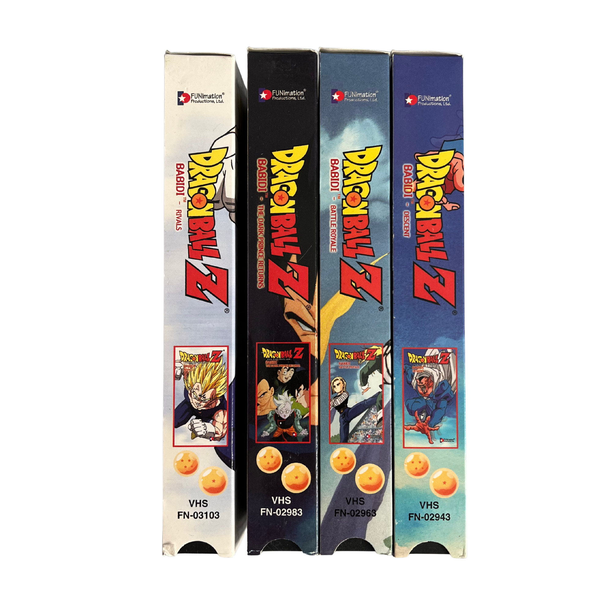 Dragon Ball Z: Babidi Collection VHS Tapes