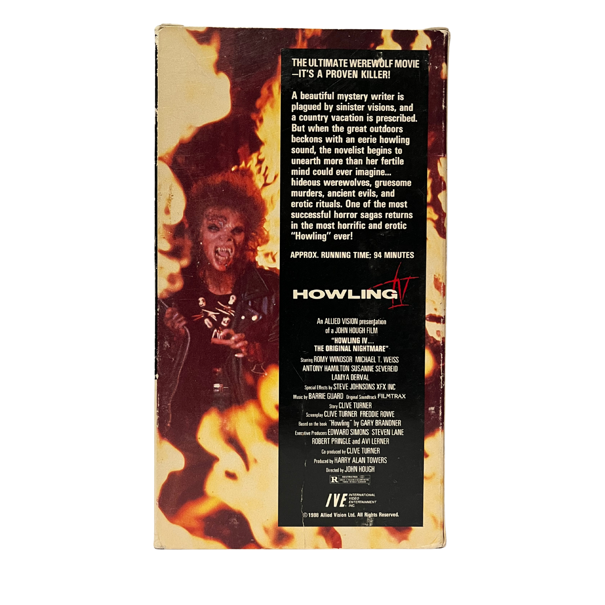 The Howling IV: The Original Nightmare VHS Tape
